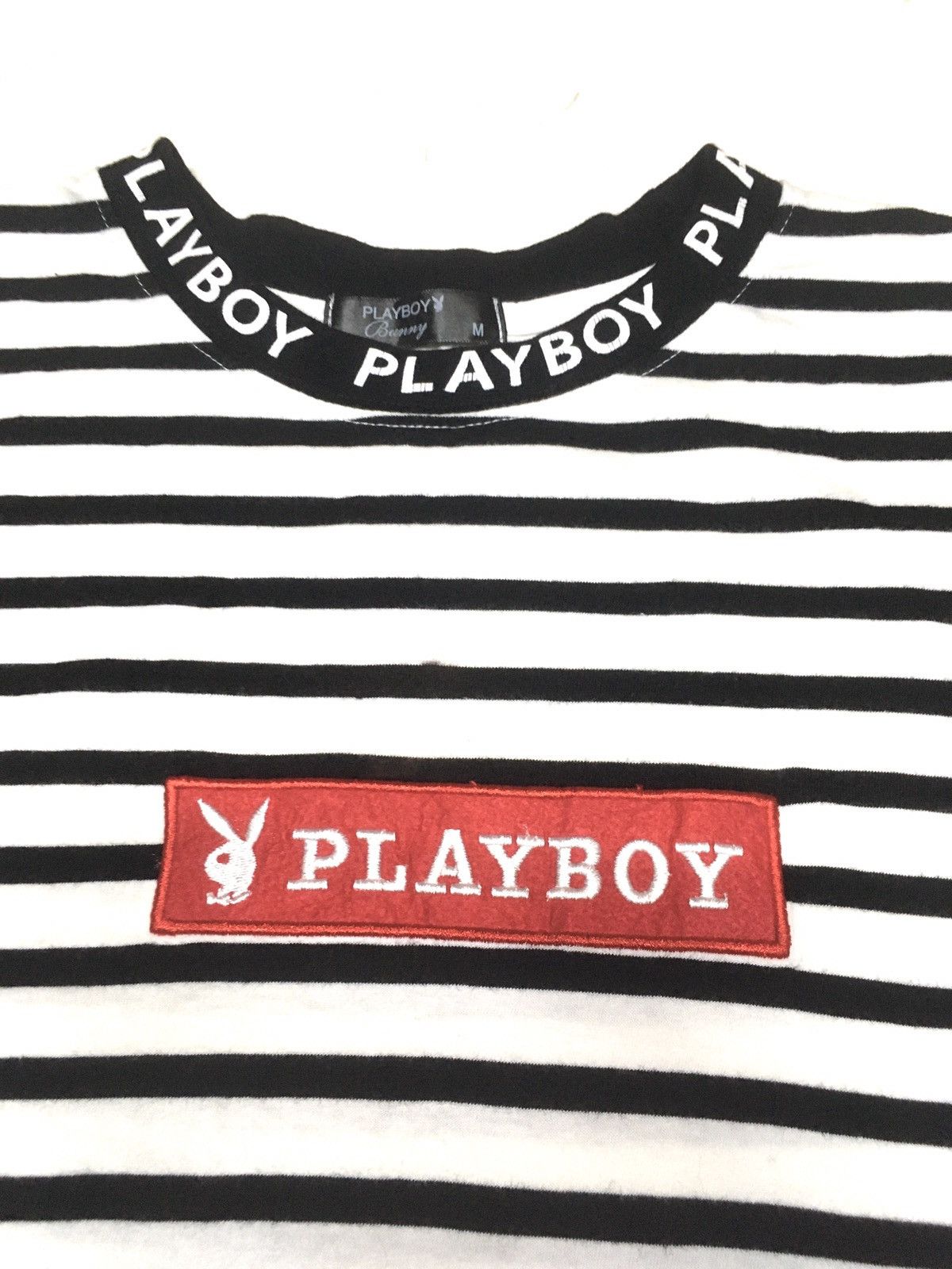 Playboy × Vintage Hot item🔥Vintage playboy prison JAIL stripe box logo Size US S / EU 44-46 / 1 - 5 Thumbnail