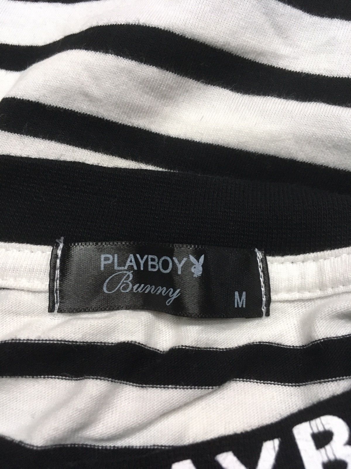 Playboy × Vintage Hot item🔥Vintage playboy prison JAIL stripe box logo Size US S / EU 44-46 / 1 - 8 Thumbnail