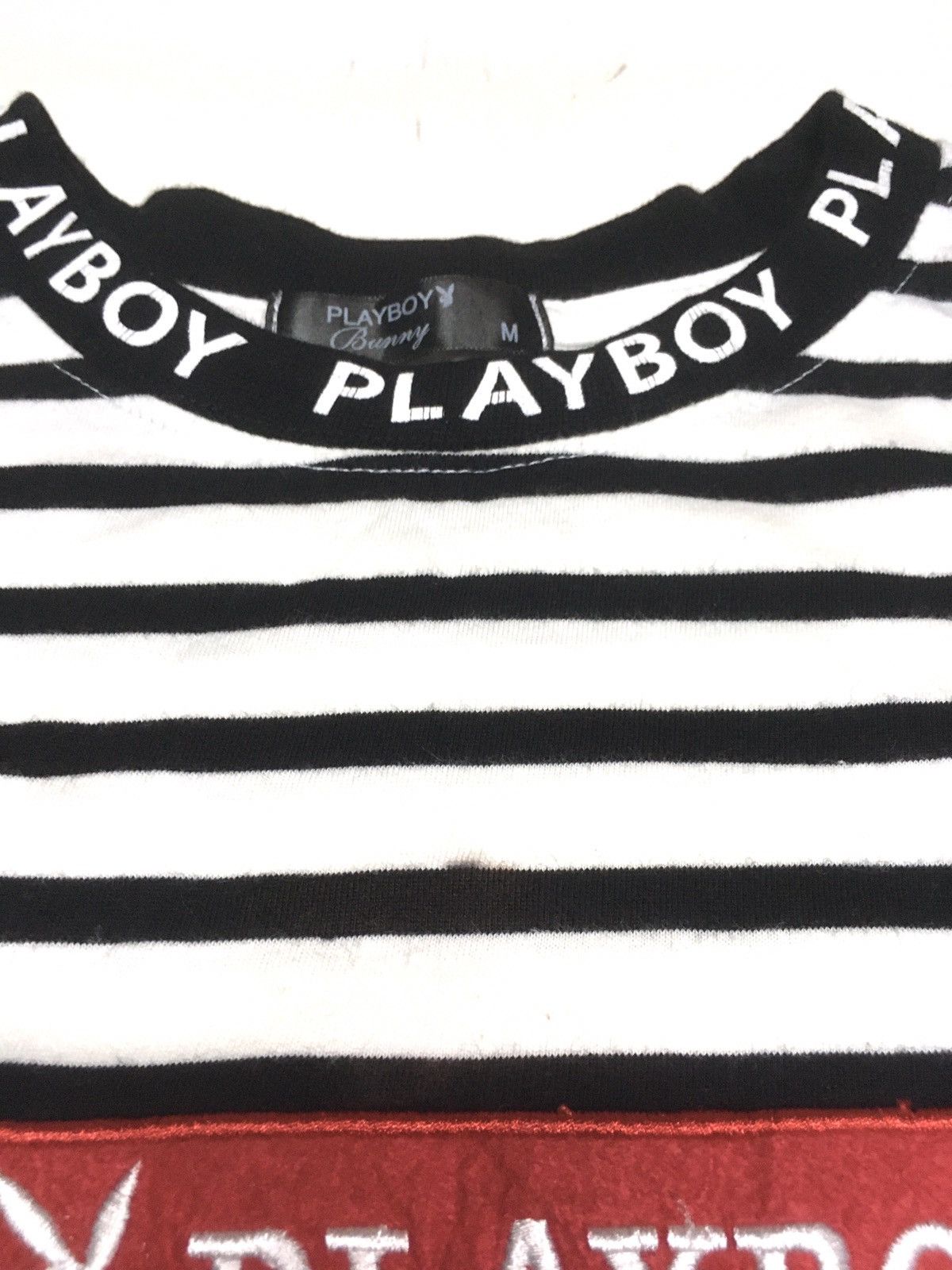 Playboy × Vintage Hot item🔥Vintage playboy prison JAIL stripe box logo Size US S / EU 44-46 / 1 - 7 Thumbnail