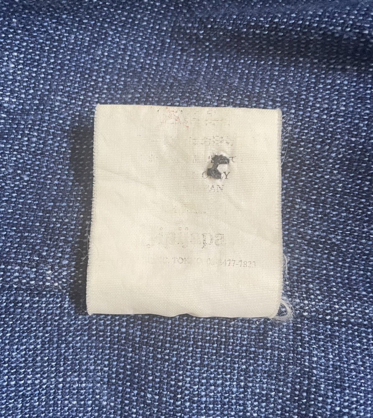 Indigo × Japanese Brand 🔥VINTAGE Jipijapa INDIGO SHIRT (RaRe) Size US L / EU 52-54 / 3 - 9 Thumbnail