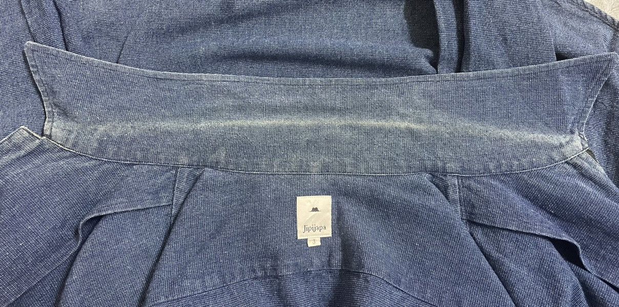 Indigo × Japanese Brand 🔥VINTAGE Jipijapa INDIGO SHIRT (RaRe) Size US L / EU 52-54 / 3 - 4 Thumbnail