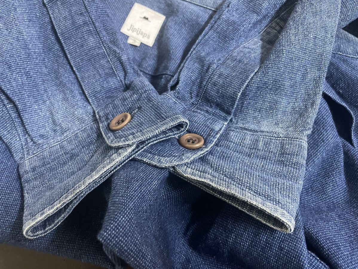 Indigo × Japanese Brand 🔥VINTAGE Jipijapa INDIGO SHIRT (RaRe) Size US L / EU 52-54 / 3 - 5 Thumbnail