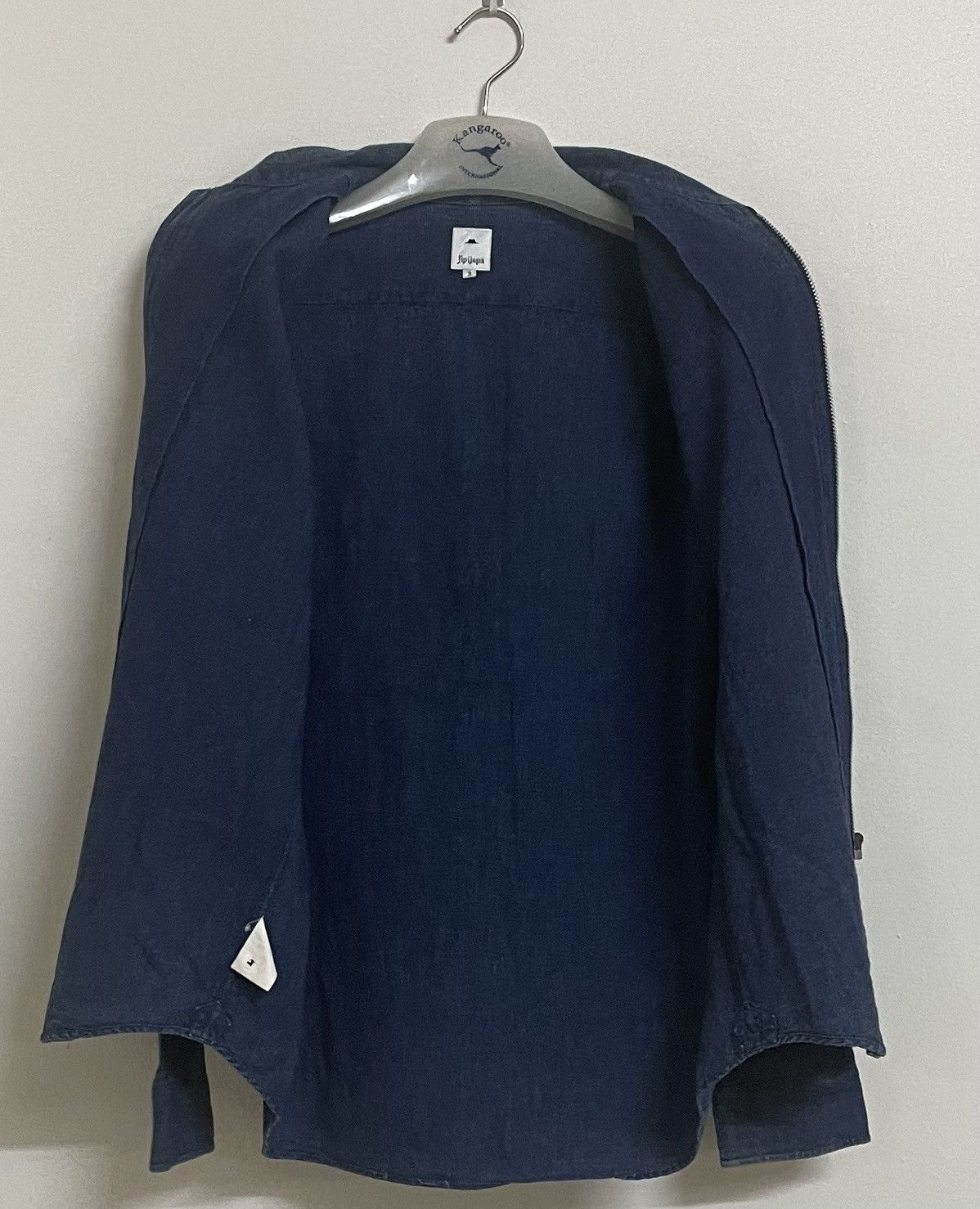 Indigo × Japanese Brand 🔥VINTAGE Jipijapa INDIGO SHIRT (RaRe) Size US L / EU 52-54 / 3 - 3 Thumbnail