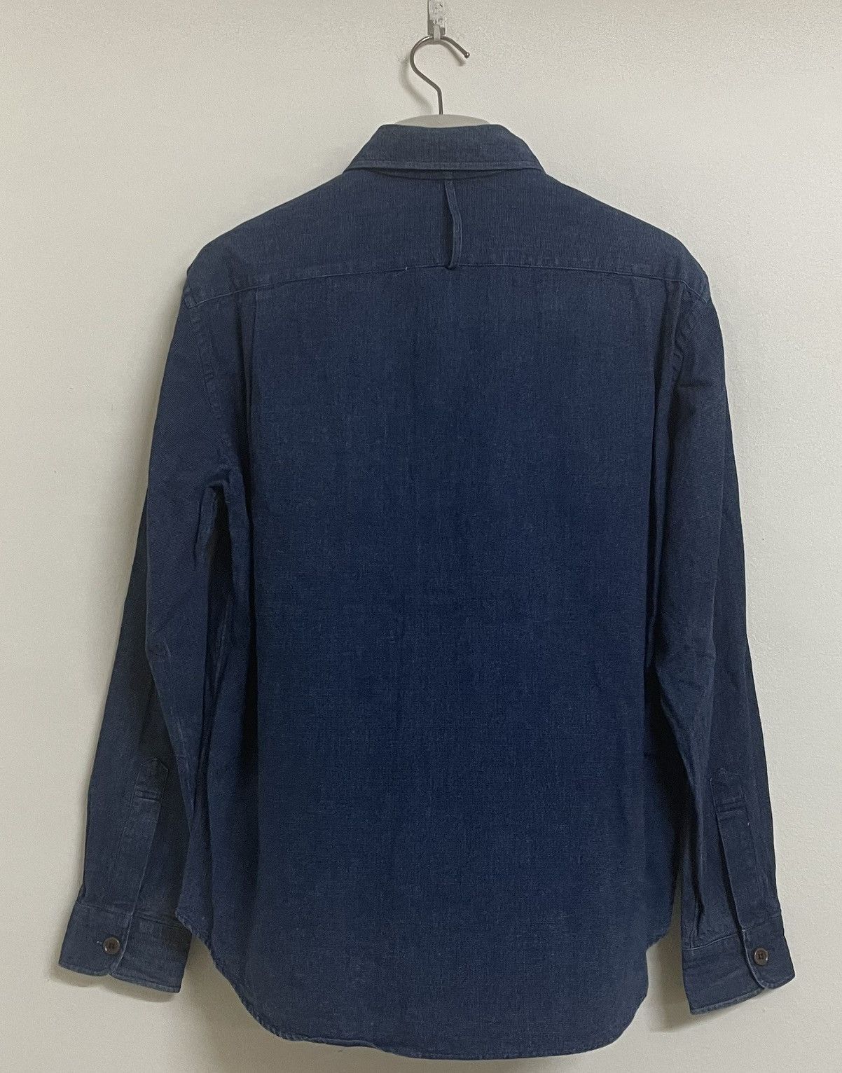 Indigo × Japanese Brand 🔥VINTAGE Jipijapa INDIGO SHIRT (RaRe) Size US L / EU 52-54 / 3 - 2 Thumbnail