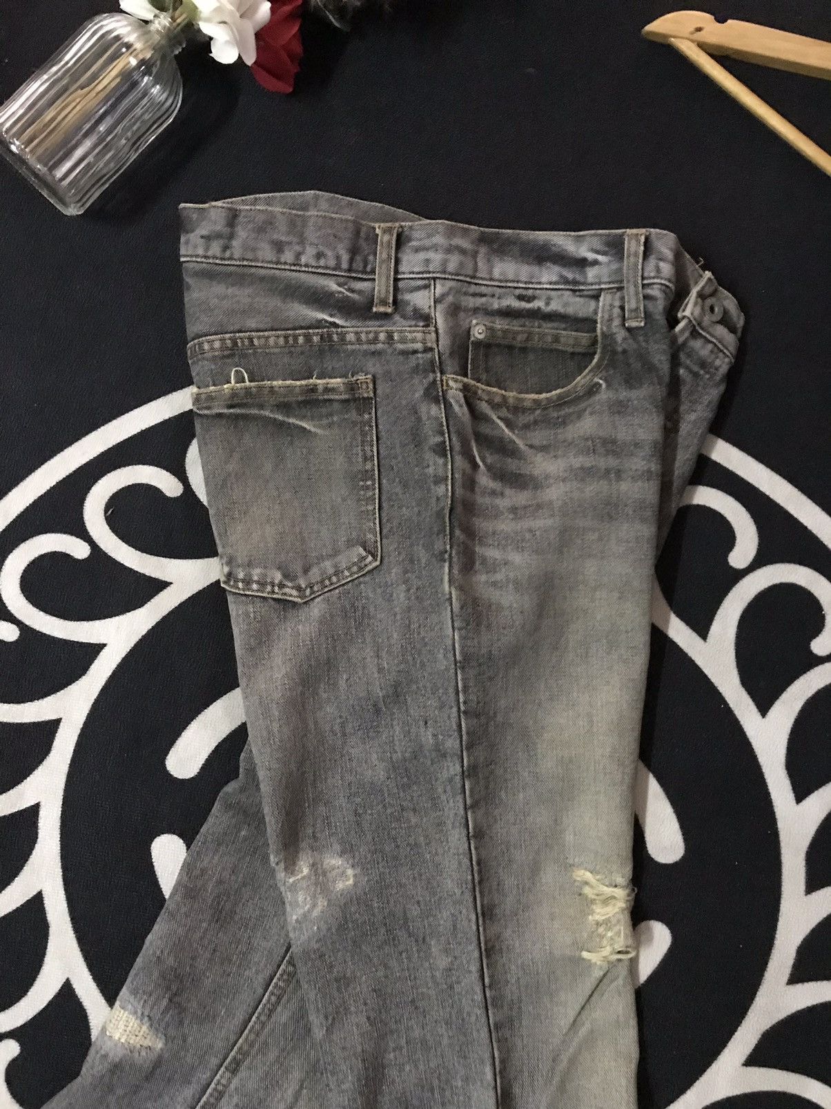 RIPVANWINKLE FLARE 🔥RIP VAN WINKLE DISTRESSED DENIM Size US 30 / EU 46 - 10 Thumbnail