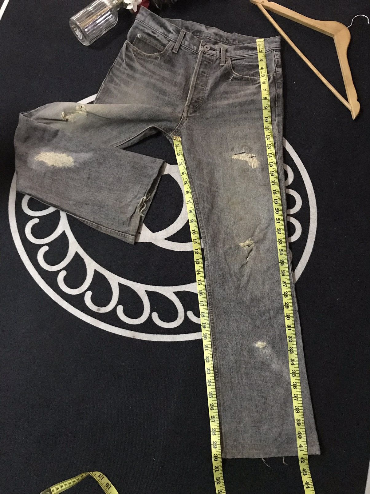 RIPVANWINKLE FLARE 🔥RIP VAN WINKLE DISTRESSED DENIM Size US 30 / EU 46 - 15 Thumbnail