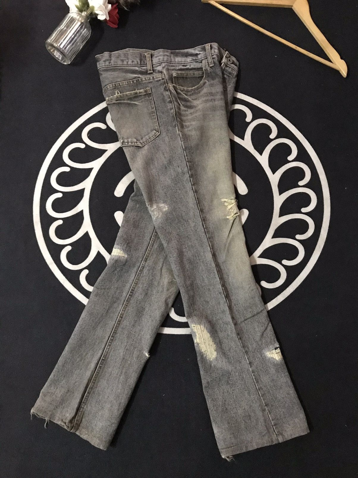 RIPVANWINKLE FLARE 🔥RIP VAN WINKLE DISTRESSED DENIM Size US 30 / EU 46 - 9 Thumbnail