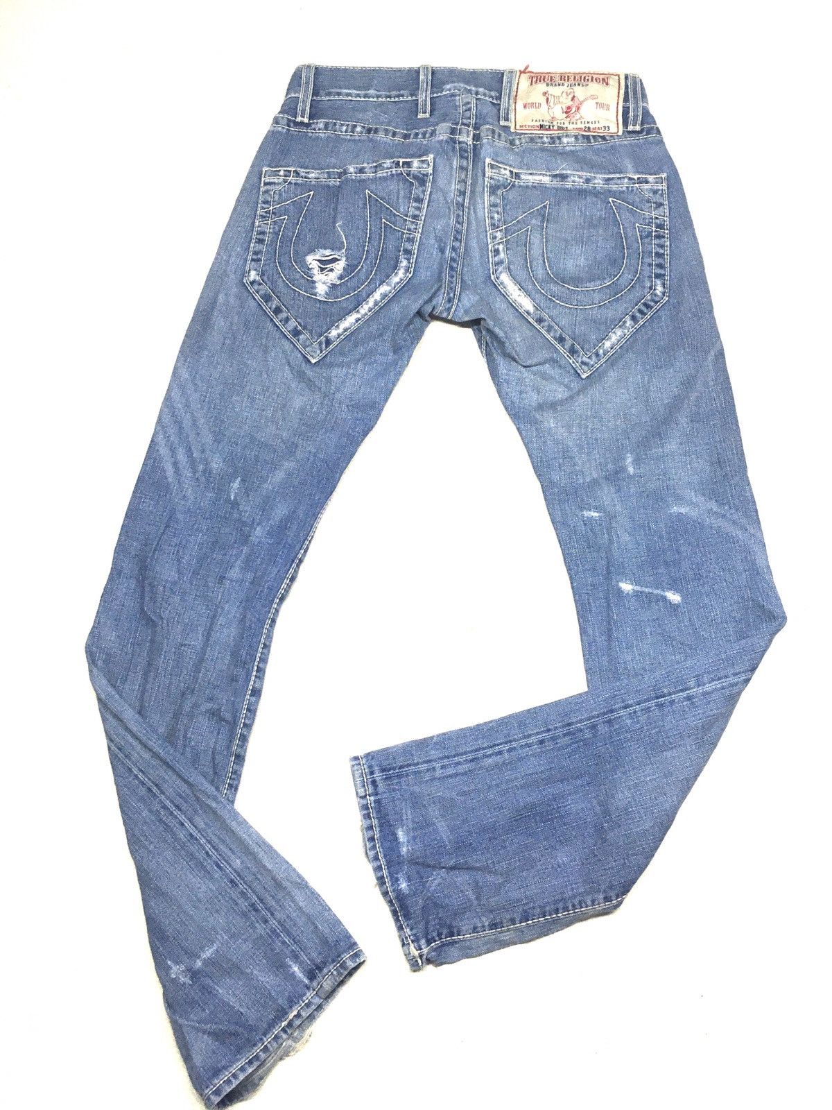 True Religion × Vintage VINTAGE True religion Micky bigt distressed denim usa Size US 29 - 5 Thumbnail