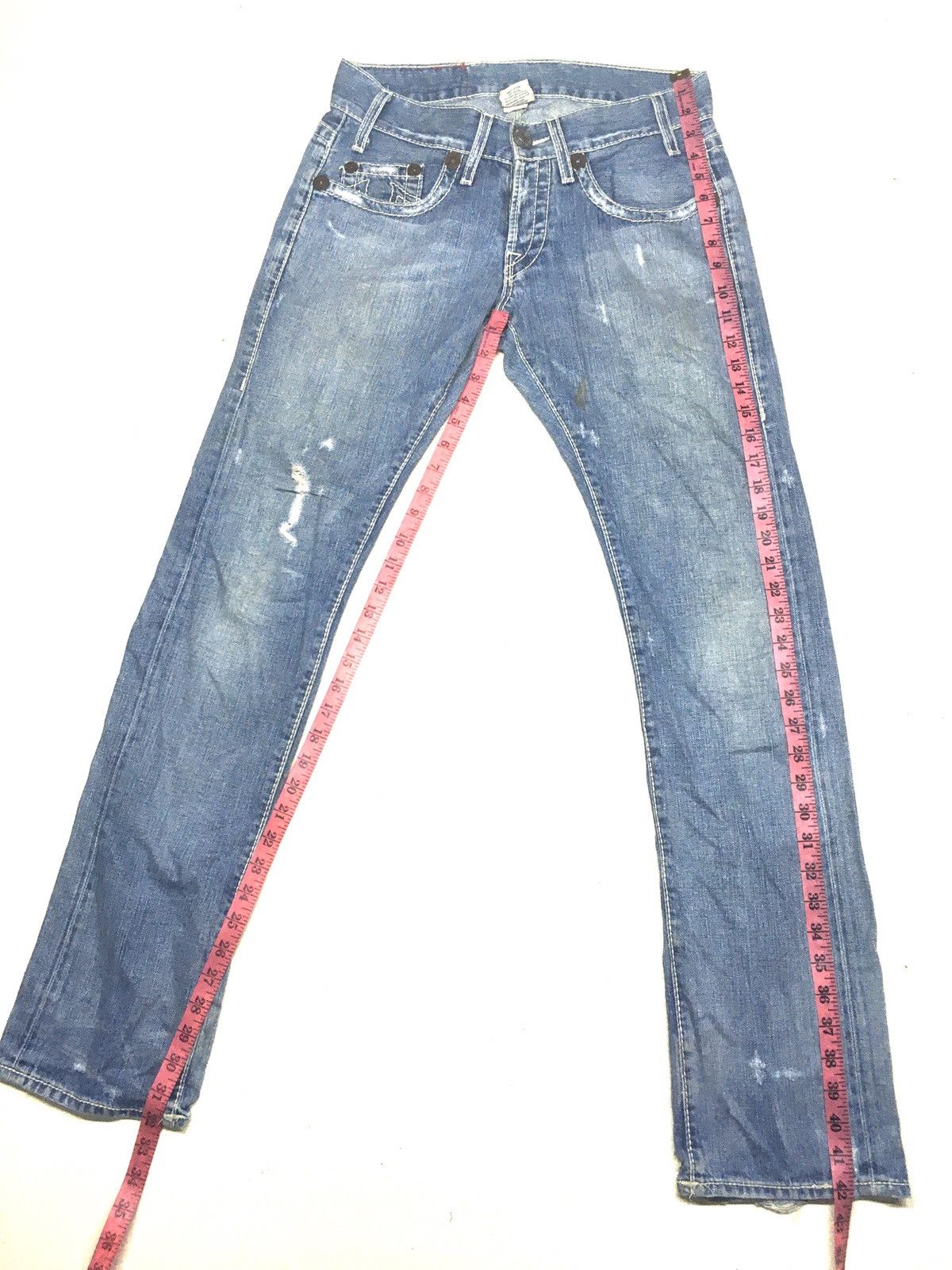 True Religion × Vintage VINTAGE True religion Micky bigt distressed denim usa Size US 29 - 2 Thumbnail