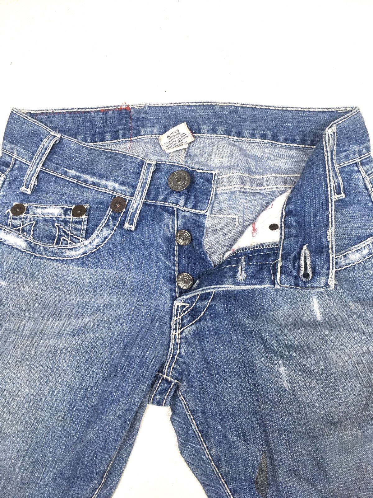 True Religion × Vintage VINTAGE True religion Micky bigt distressed denim usa Size US 29 - 6 Thumbnail