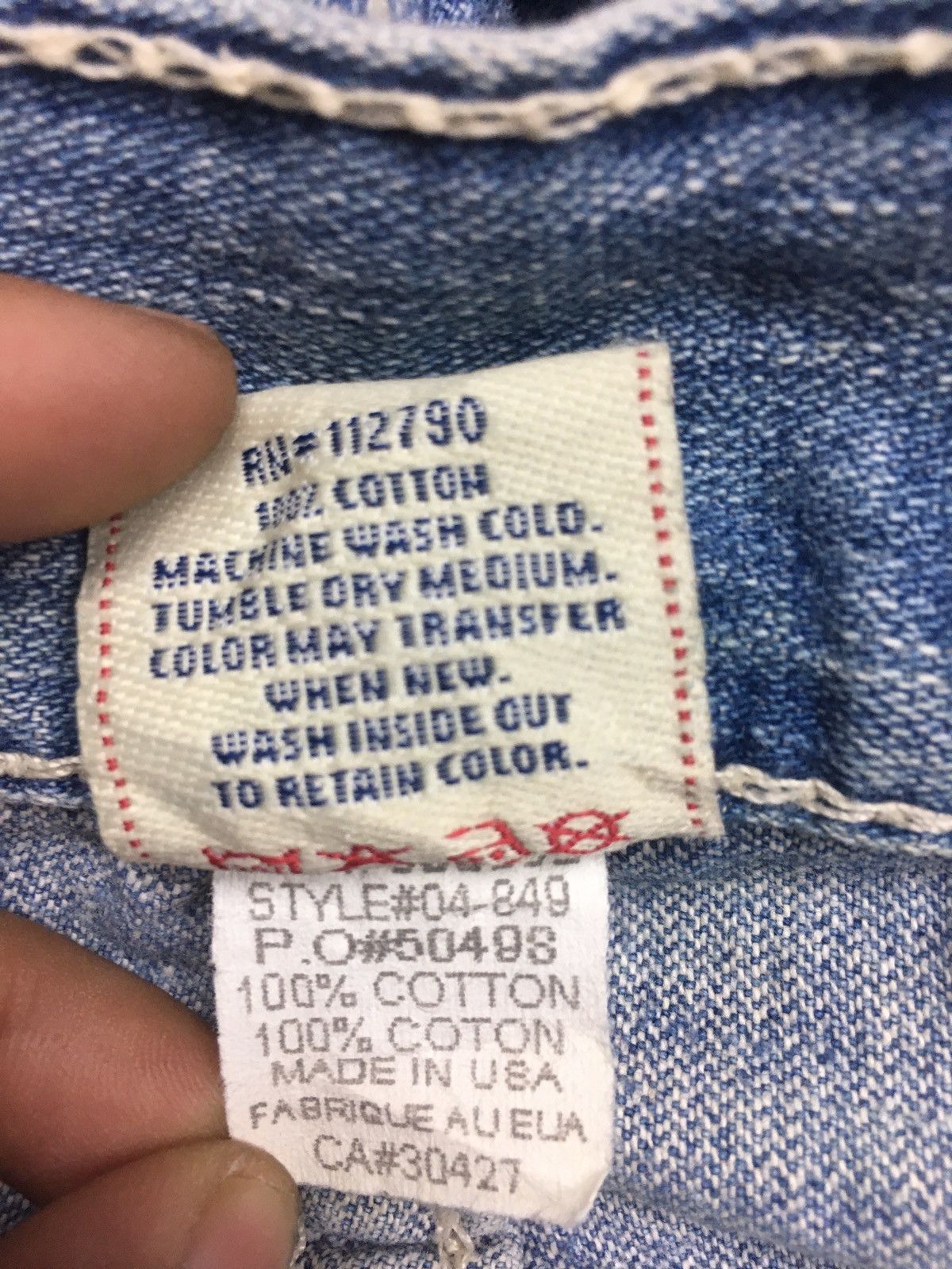 True Religion × Vintage VINTAGE True religion Micky bigt distressed denim usa Size US 29 - 13 Thumbnail