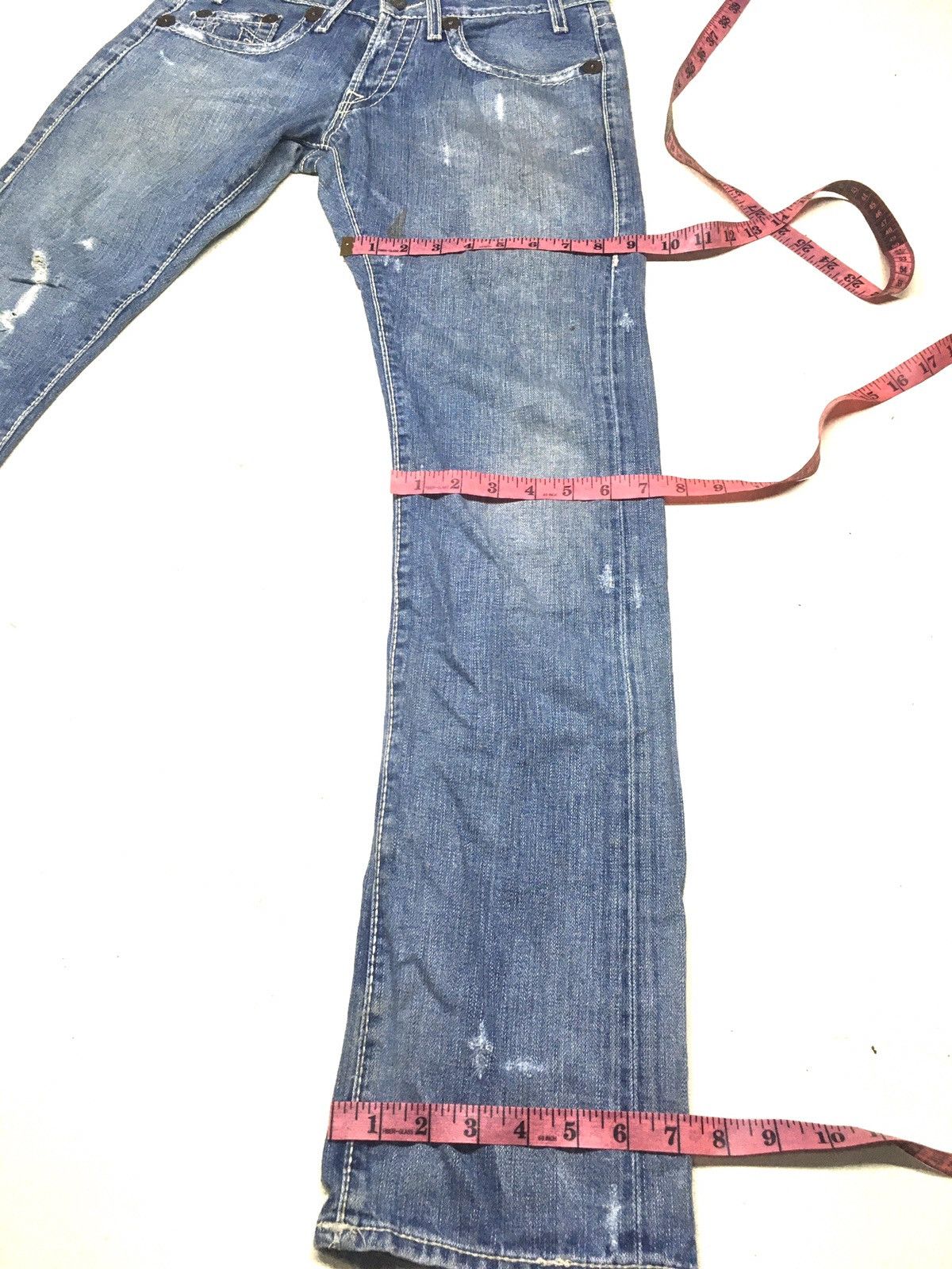 True Religion × Vintage VINTAGE True religion Micky bigt distressed denim usa Size US 29 - 3 Thumbnail