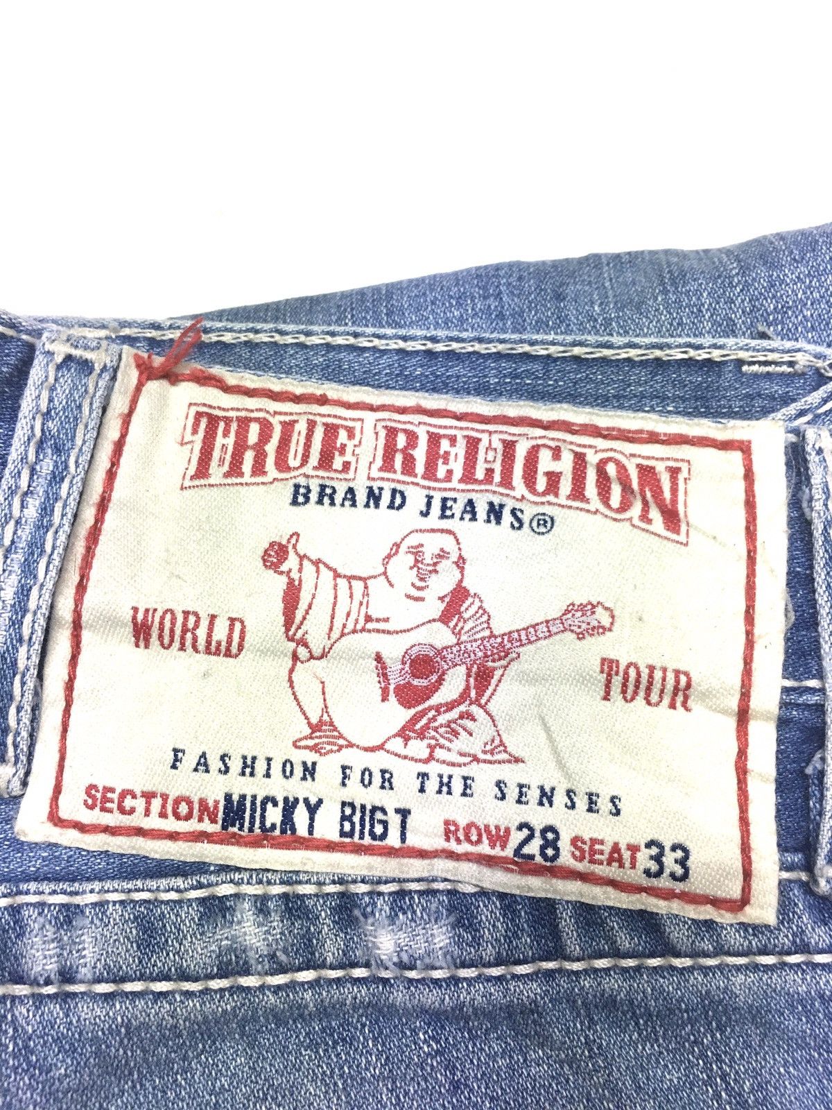 True Religion × Vintage VINTAGE True religion Micky bigt distressed denim usa Size US 29 - 14 Thumbnail