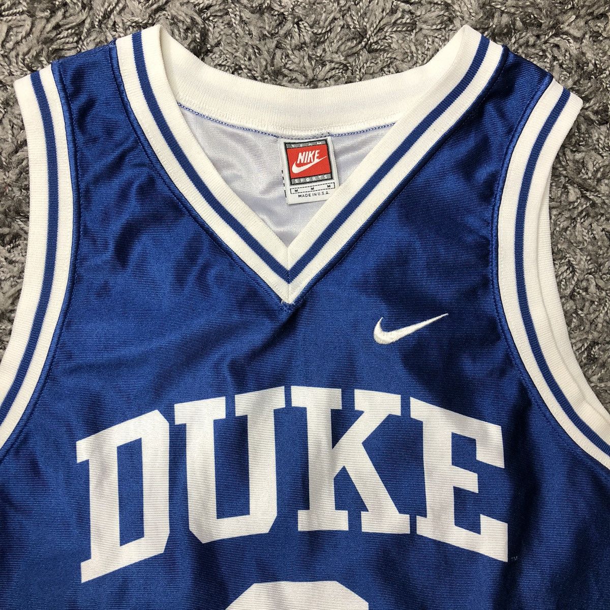Nike Nike Vintage Made in USA NBA Basketball Blue Devils Jersey Size US L / EU 52-54 / 3 - 8 Thumbnail