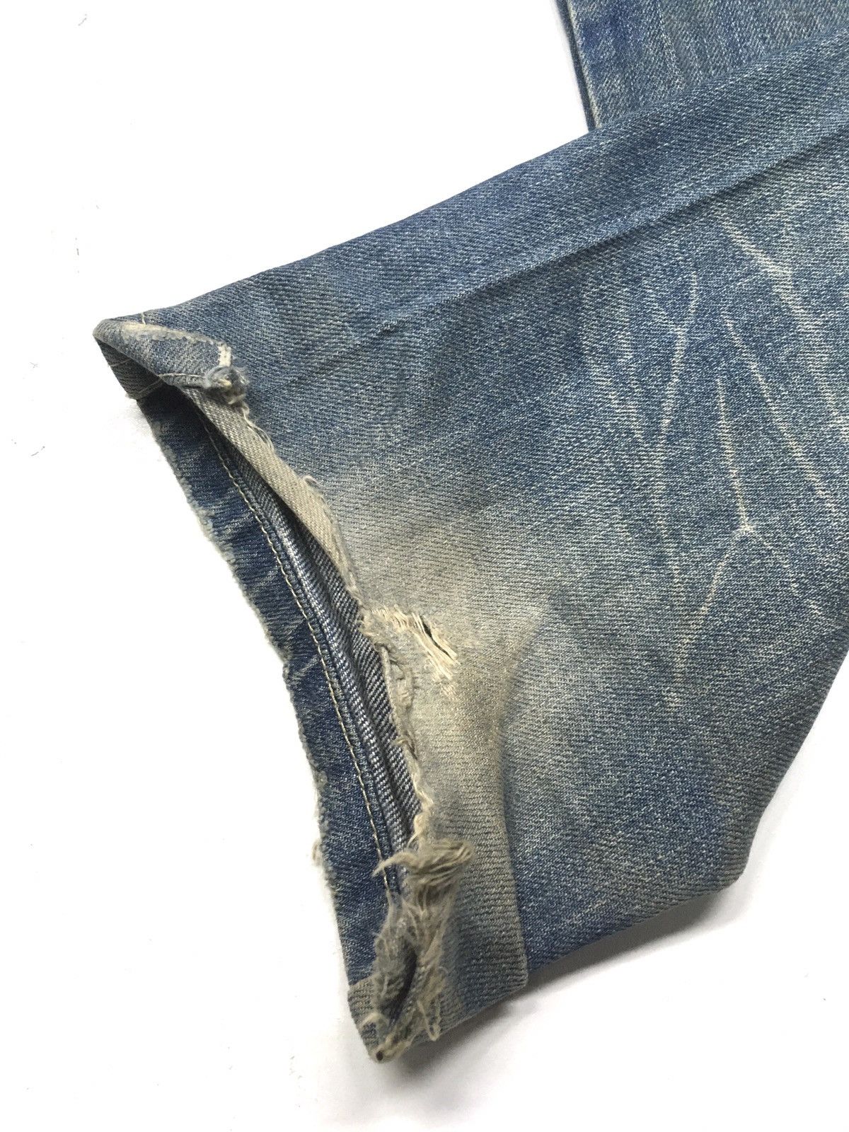 Beams Plus × Japanese Brand Vintage beams rusty blue wash distressed denim japan Size US 31 - 8 Thumbnail