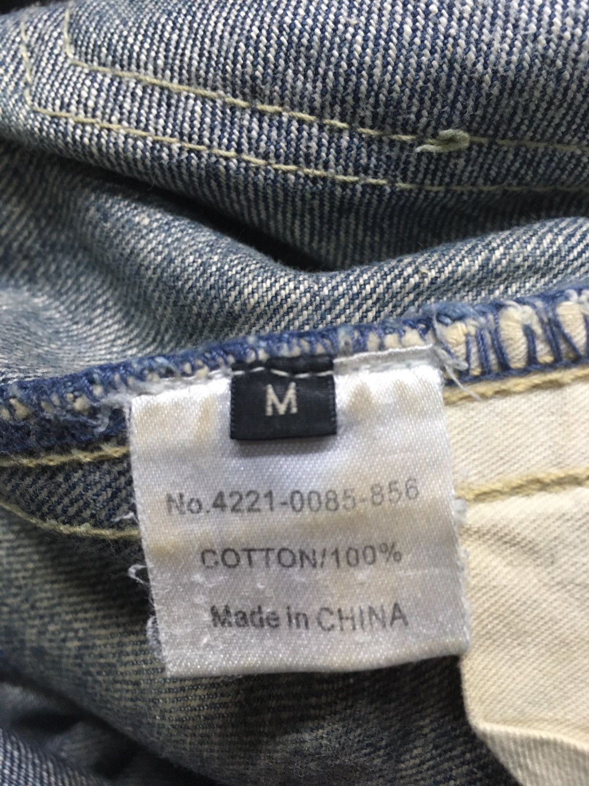 Beams Plus × Japanese Brand Vintage beams rusty blue wash distressed denim japan Size US 31 - 13 Thumbnail