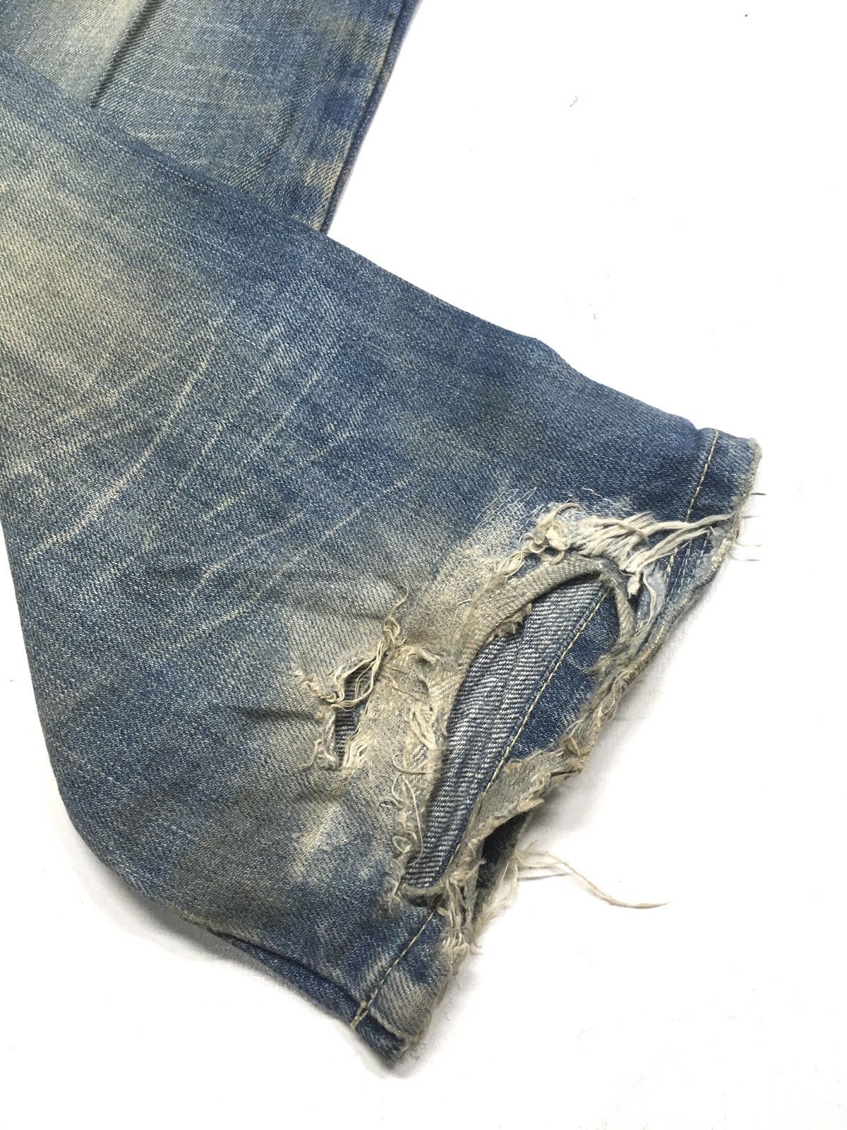 Beams Plus × Japanese Brand Vintage beams rusty blue wash distressed denim japan Size US 31 - 7 Thumbnail