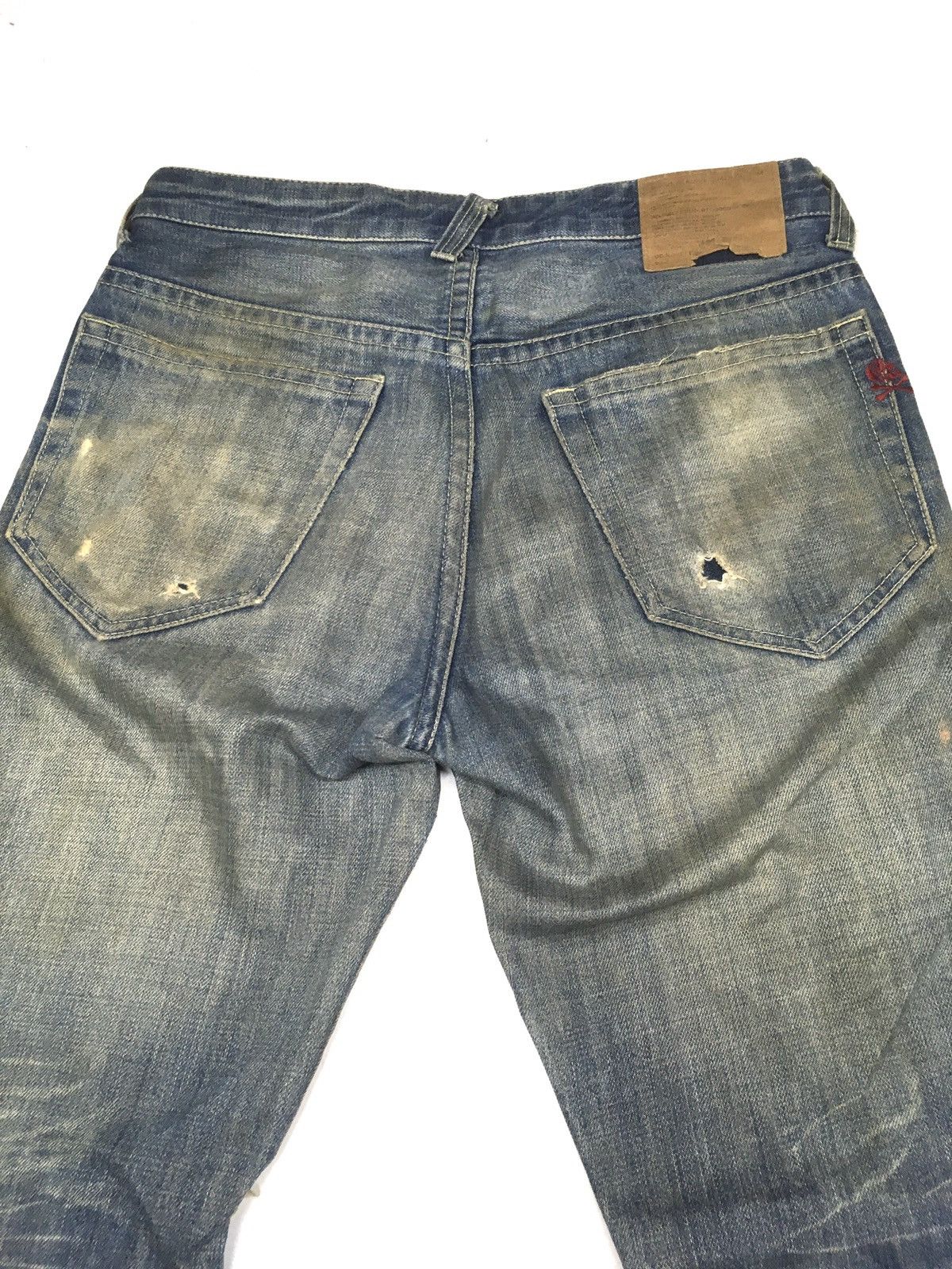 Beams Plus × Japanese Brand Vintage beams rusty blue wash distressed denim japan Size US 31 - 6 Thumbnail