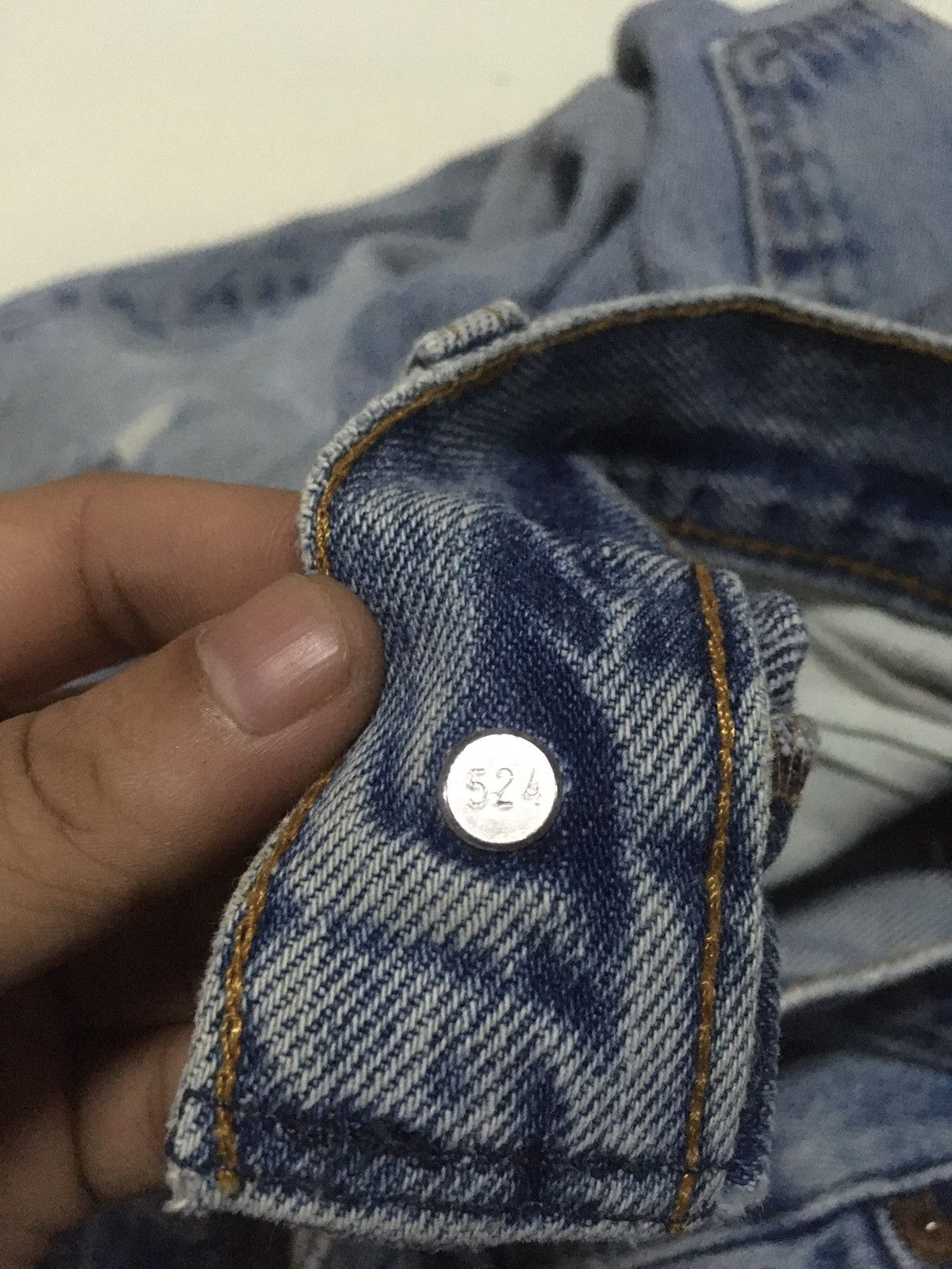 Levi's Vintage Clothing × Vintage Truly Vintage 70s Levi’s 501 blue wash distressed denim Size US 31 - 12 Thumbnail
