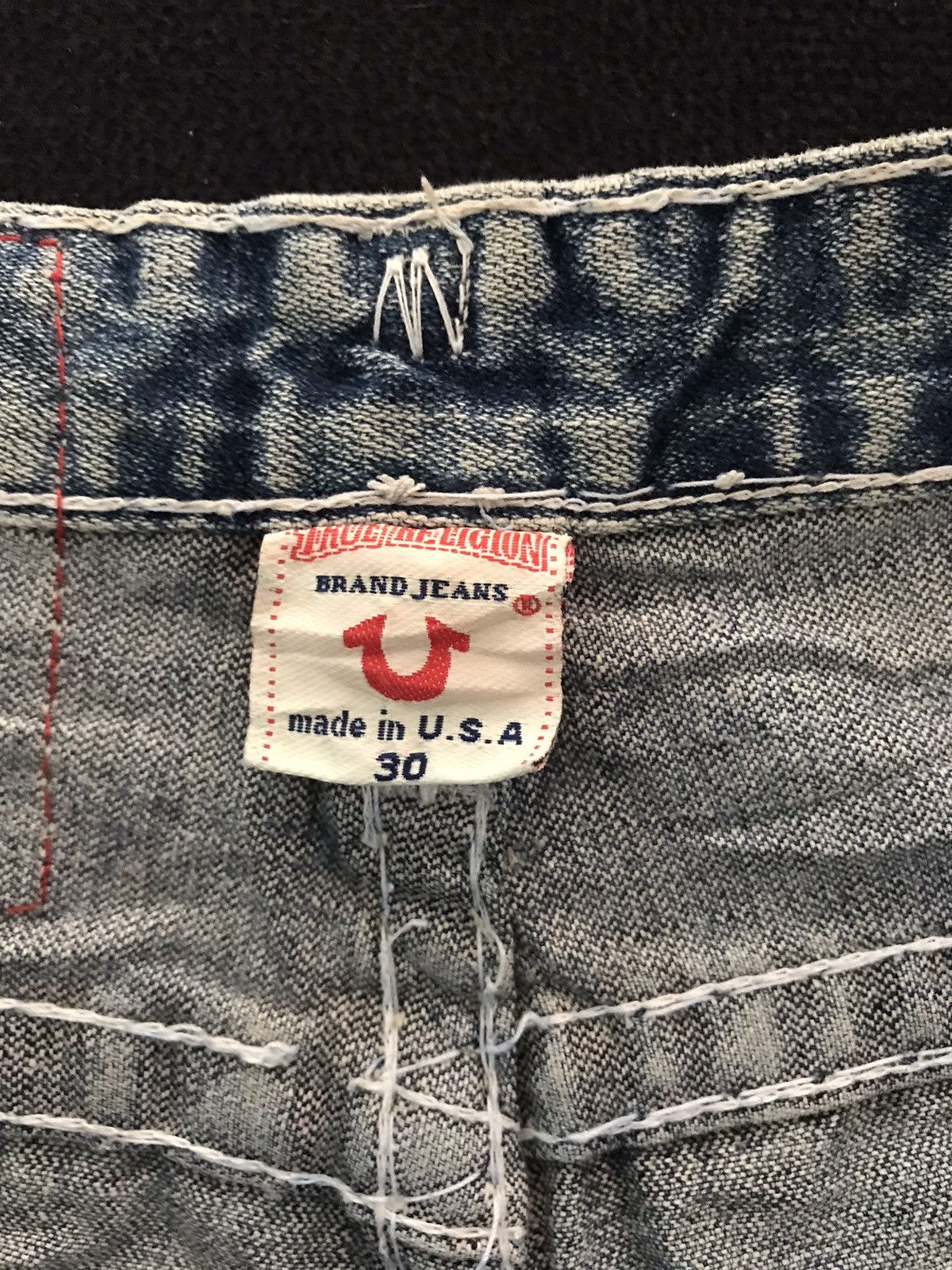 True Religion × Vintage VINTAGE TRUE RELIGION JOEY BLUE WASH DISTRESSED DENIM Size US 30 / EU 46 - 13 Thumbnail