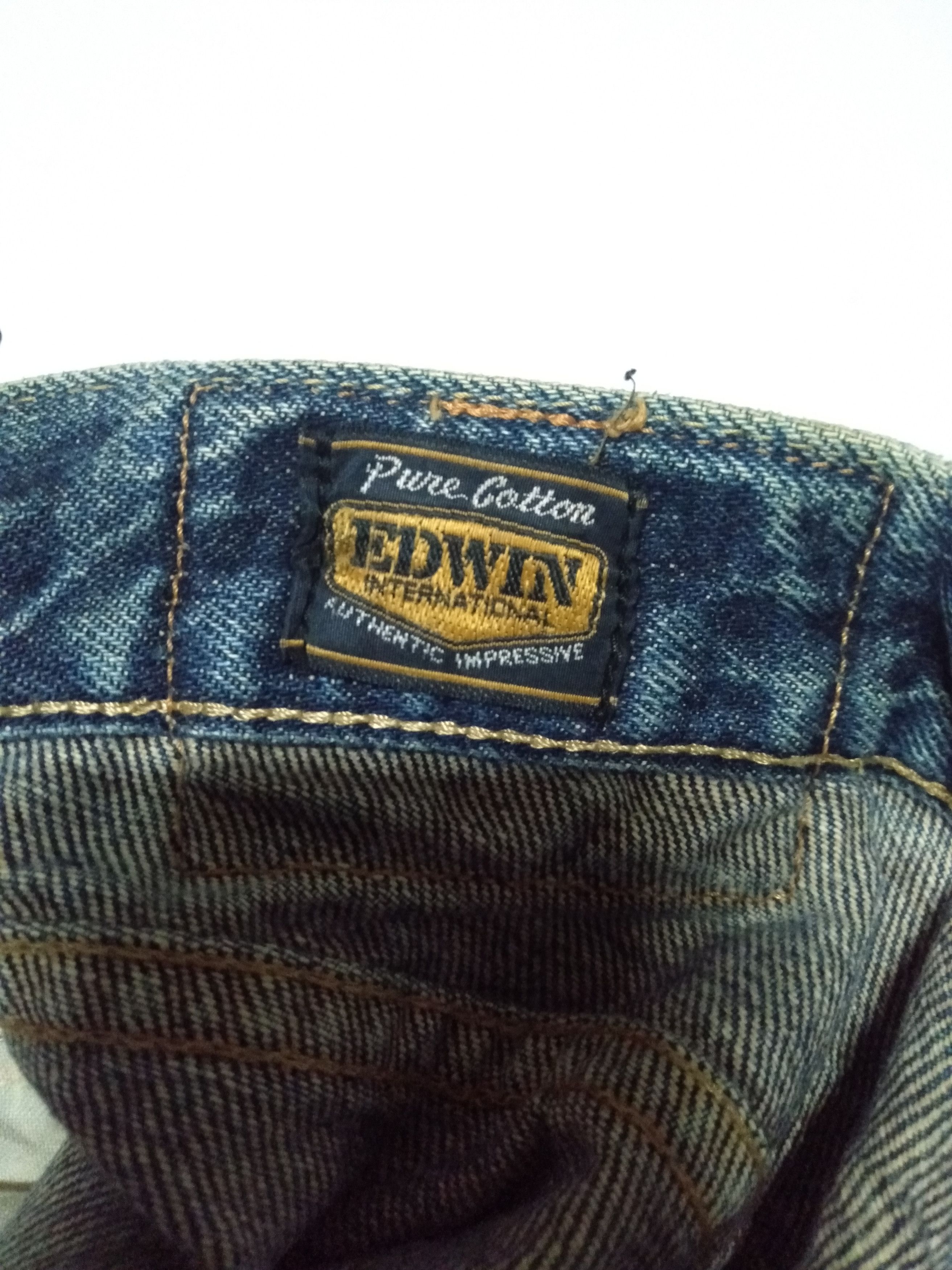 Edwin × Vintage vintage Edwin blue wash distressed denim Size US 29 - 12 Thumbnail