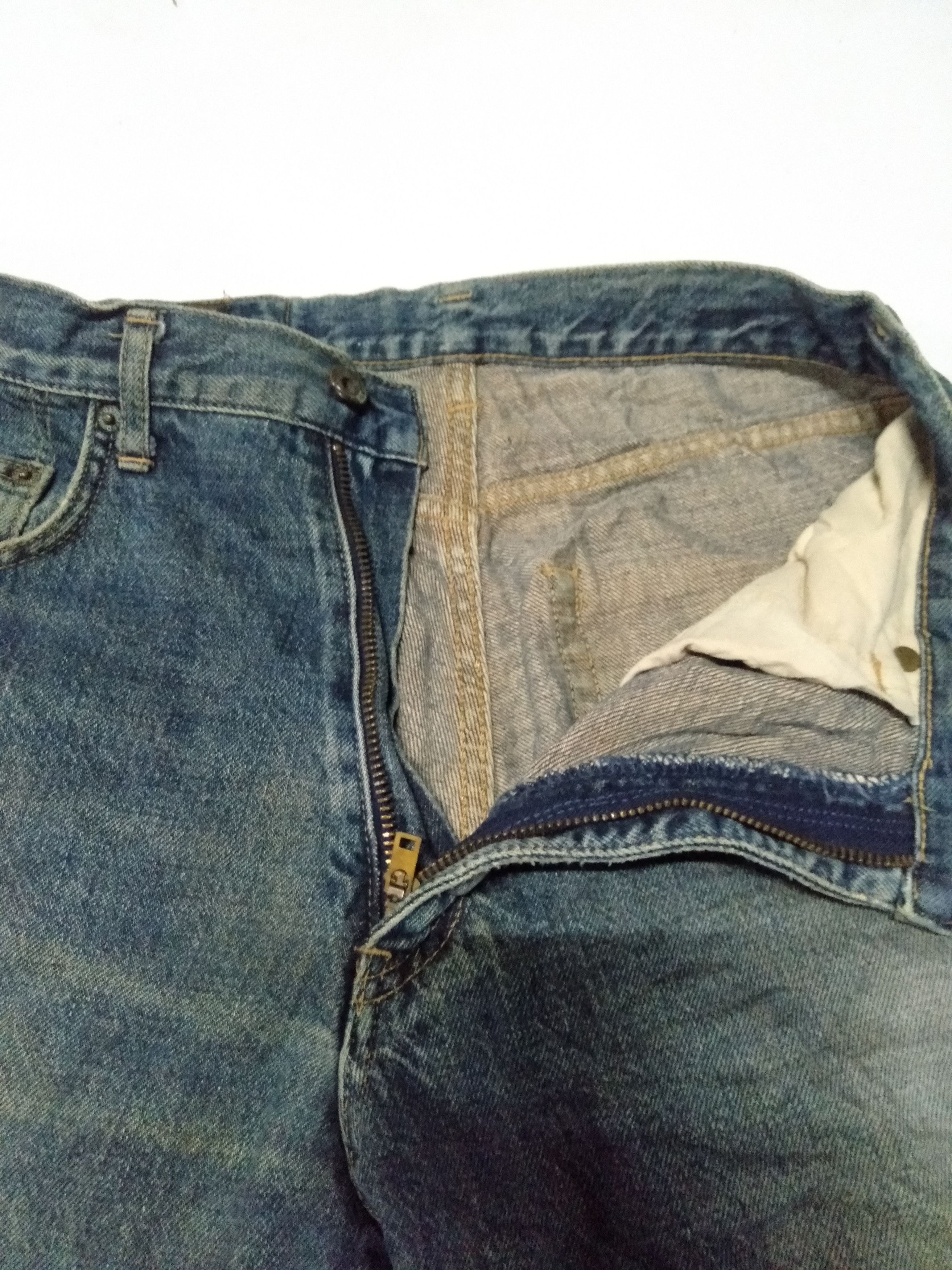Edwin × Vintage vintage Edwin blue wash distressed denim Size US 29 - 5 Thumbnail