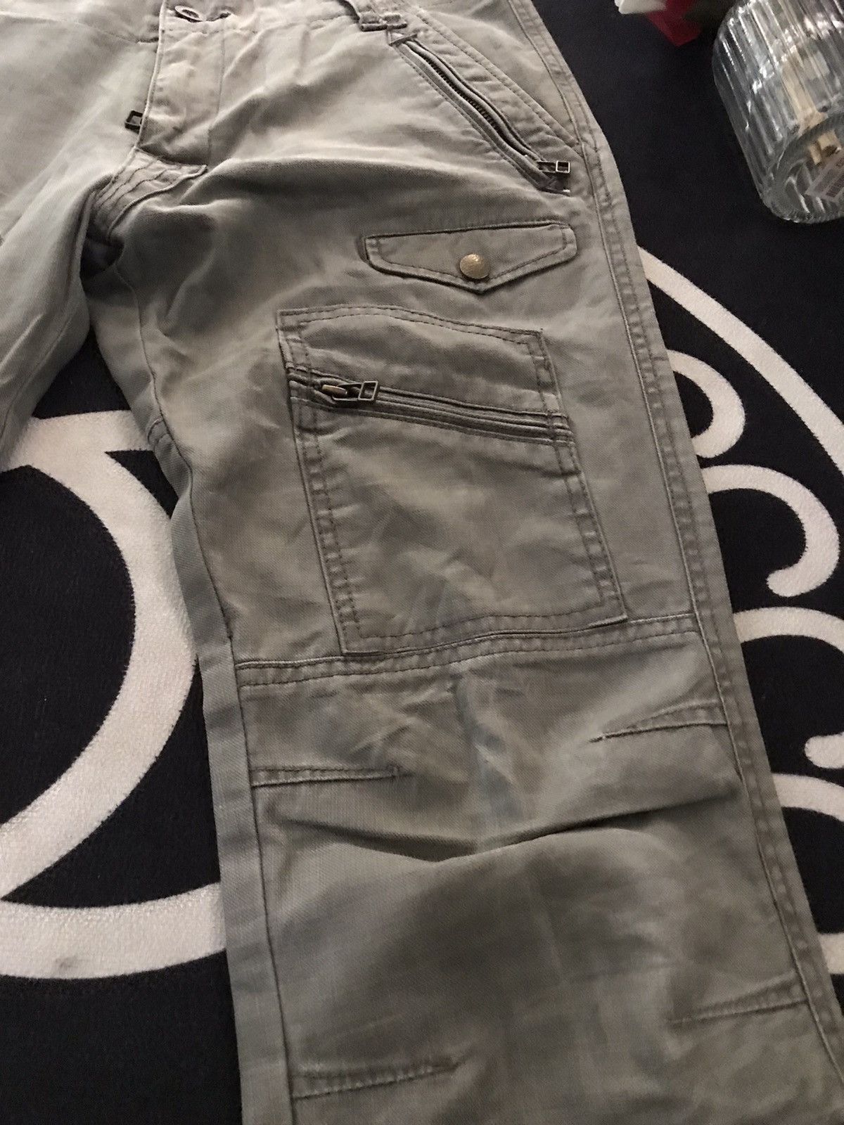Morgan Homme × Vintage VINTAGE MORGAN HOMME ZIPPER MULTI POCKET CARGO PANTS Size US 30 / EU 46 - 6 Thumbnail