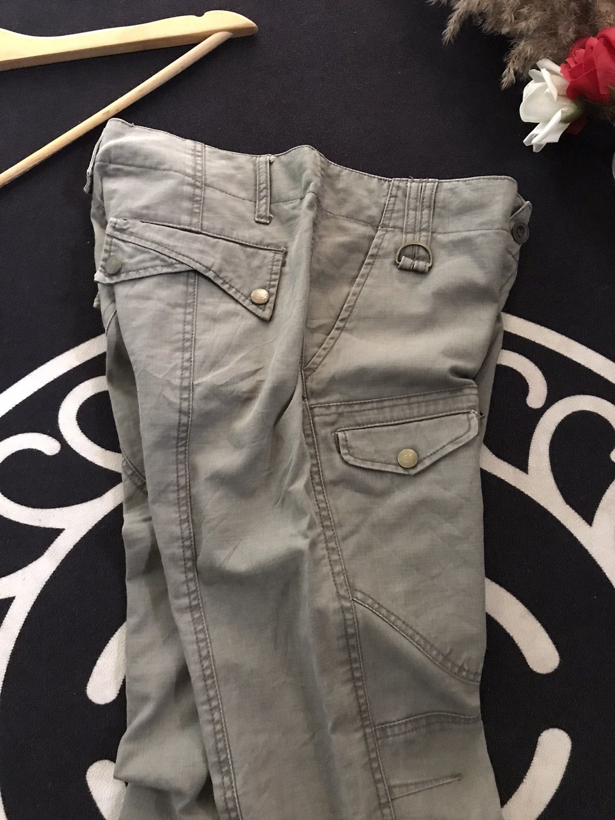 Morgan Homme × Vintage VINTAGE MORGAN HOMME ZIPPER MULTI POCKET CARGO PANTS Size US 30 / EU 46 - 13 Thumbnail