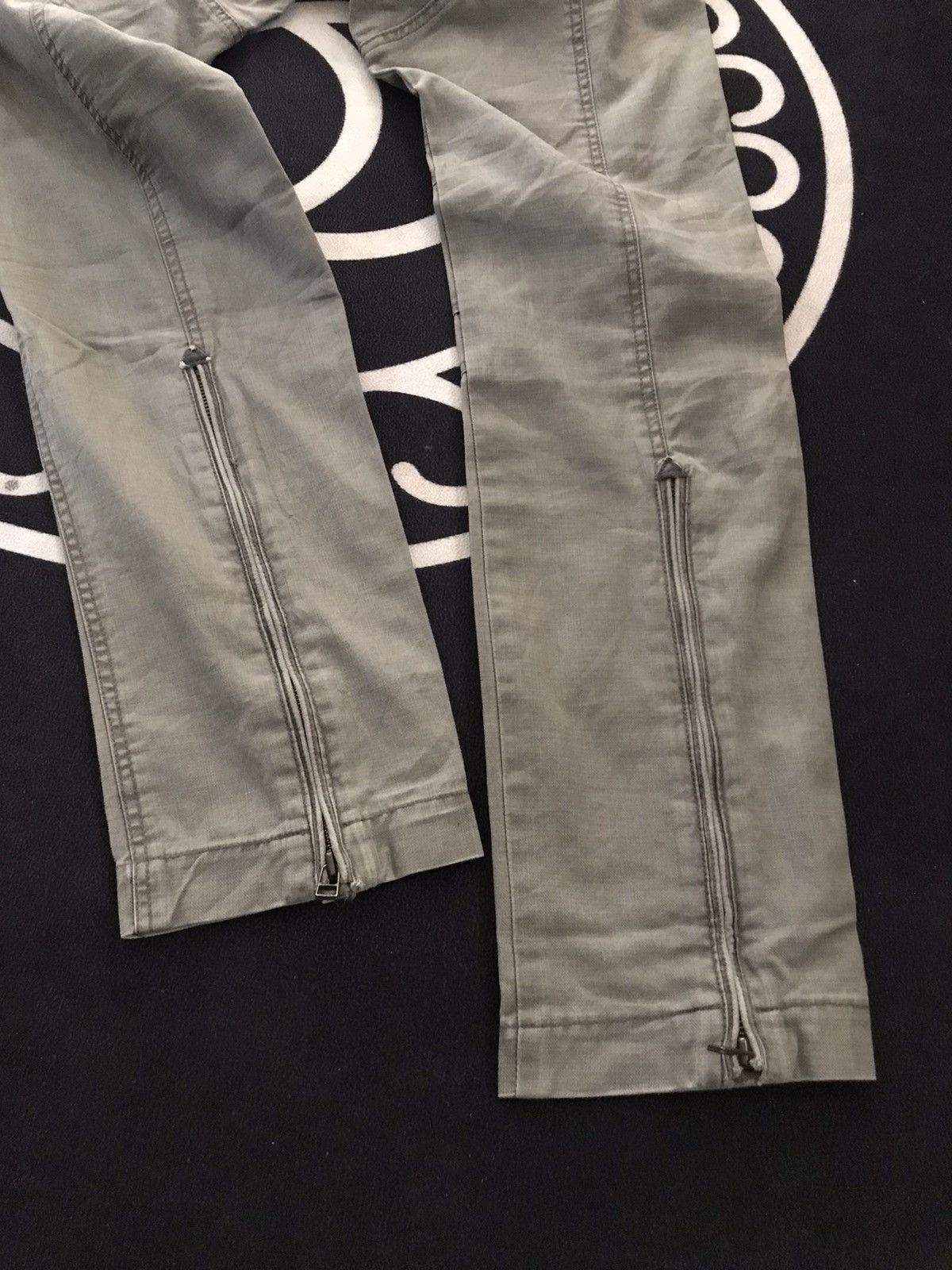 Morgan Homme × Vintage VINTAGE MORGAN HOMME ZIPPER MULTI POCKET CARGO PANTS Size US 30 / EU 46 - 9 Thumbnail