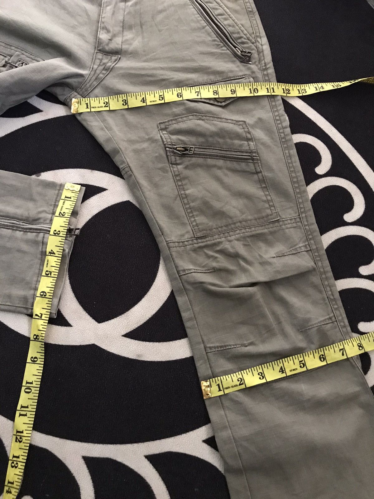 Morgan Homme × Vintage VINTAGE MORGAN HOMME ZIPPER MULTI POCKET CARGO PANTS Size US 30 / EU 46 - 17 Thumbnail