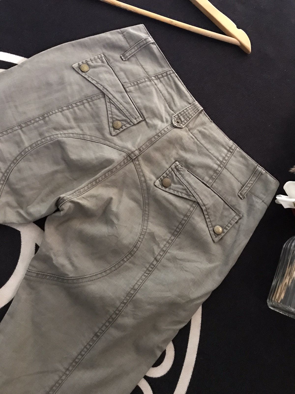 Morgan Homme × Vintage VINTAGE MORGAN HOMME ZIPPER MULTI POCKET CARGO PANTS Size US 30 / EU 46 - 8 Thumbnail