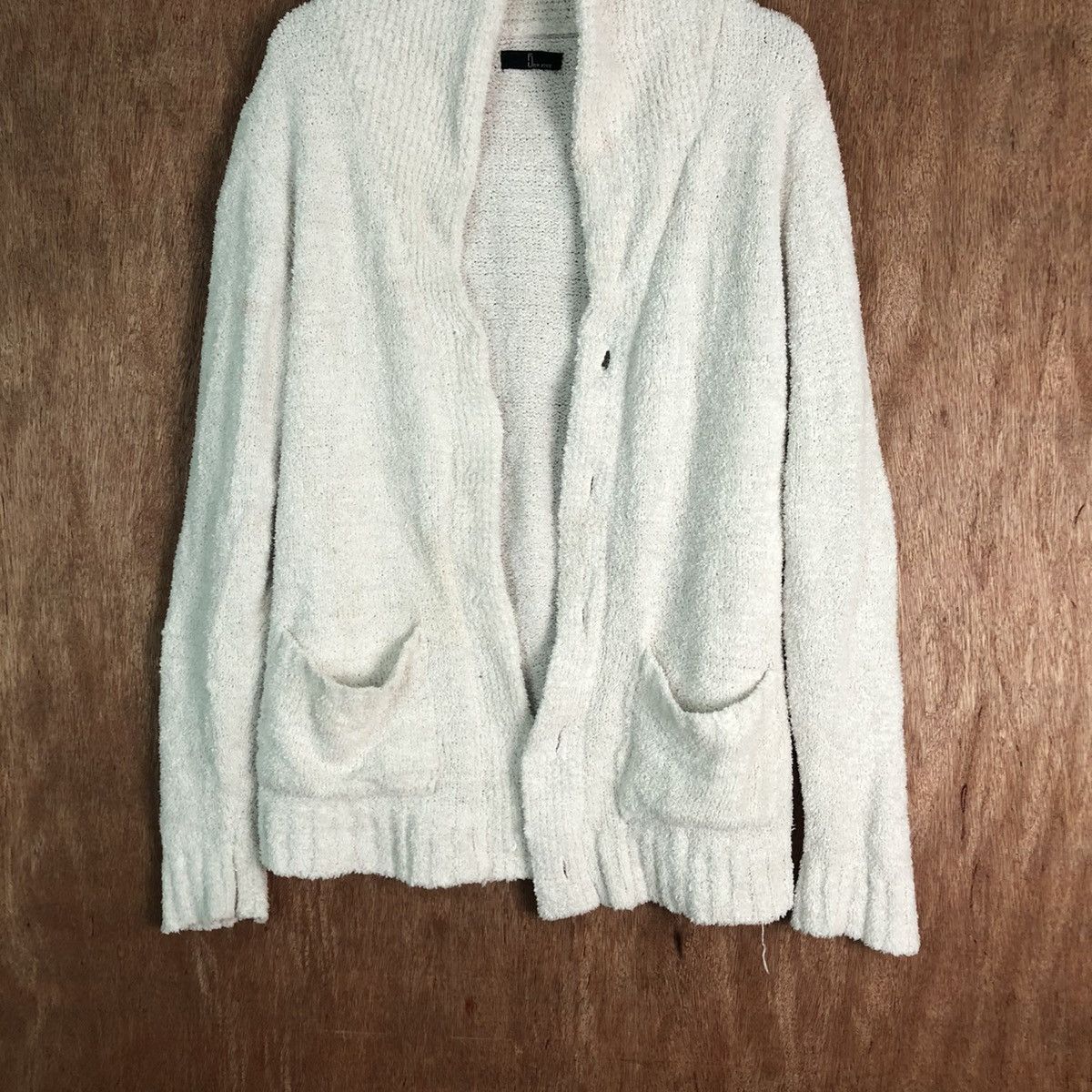 Japanese Brand 5 Zip Five Shag Shaggy Fur knitwear Mohair Cardigan #6526 Size US L / EU 52-54 / 3 - 3 Thumbnail