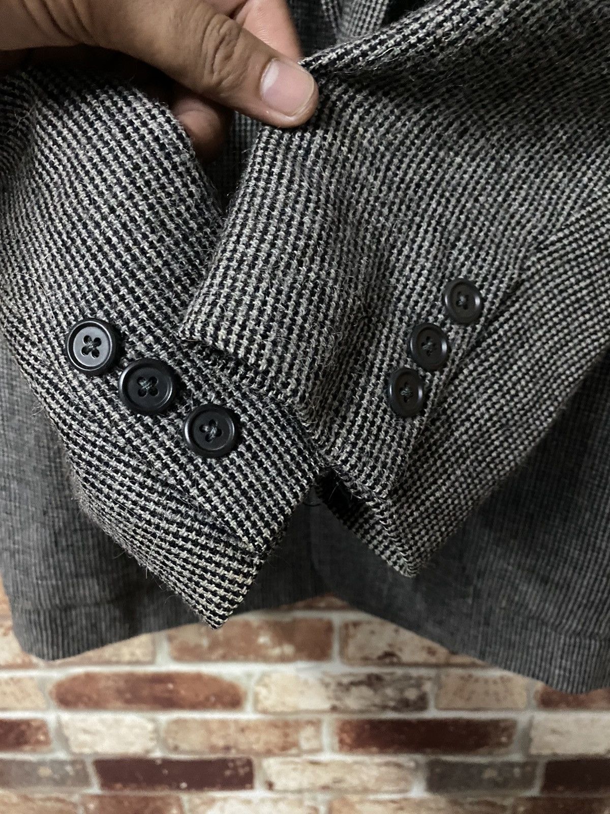 Designer × Y's for Men GK137 Y’s FOR MEN WOOL MEN’S JACKET Size US M / EU 48-50 / 2 - 8 Thumbnail