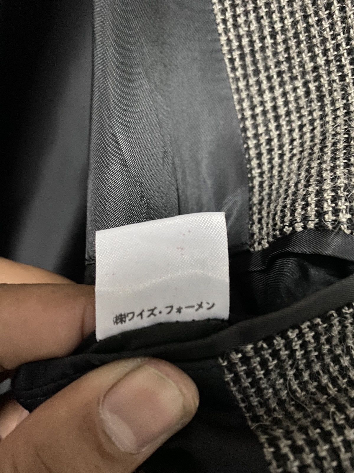 Designer × Y's for Men GK137 Y’s FOR MEN WOOL MEN’S JACKET Size US M / EU 48-50 / 2 - 12 Thumbnail