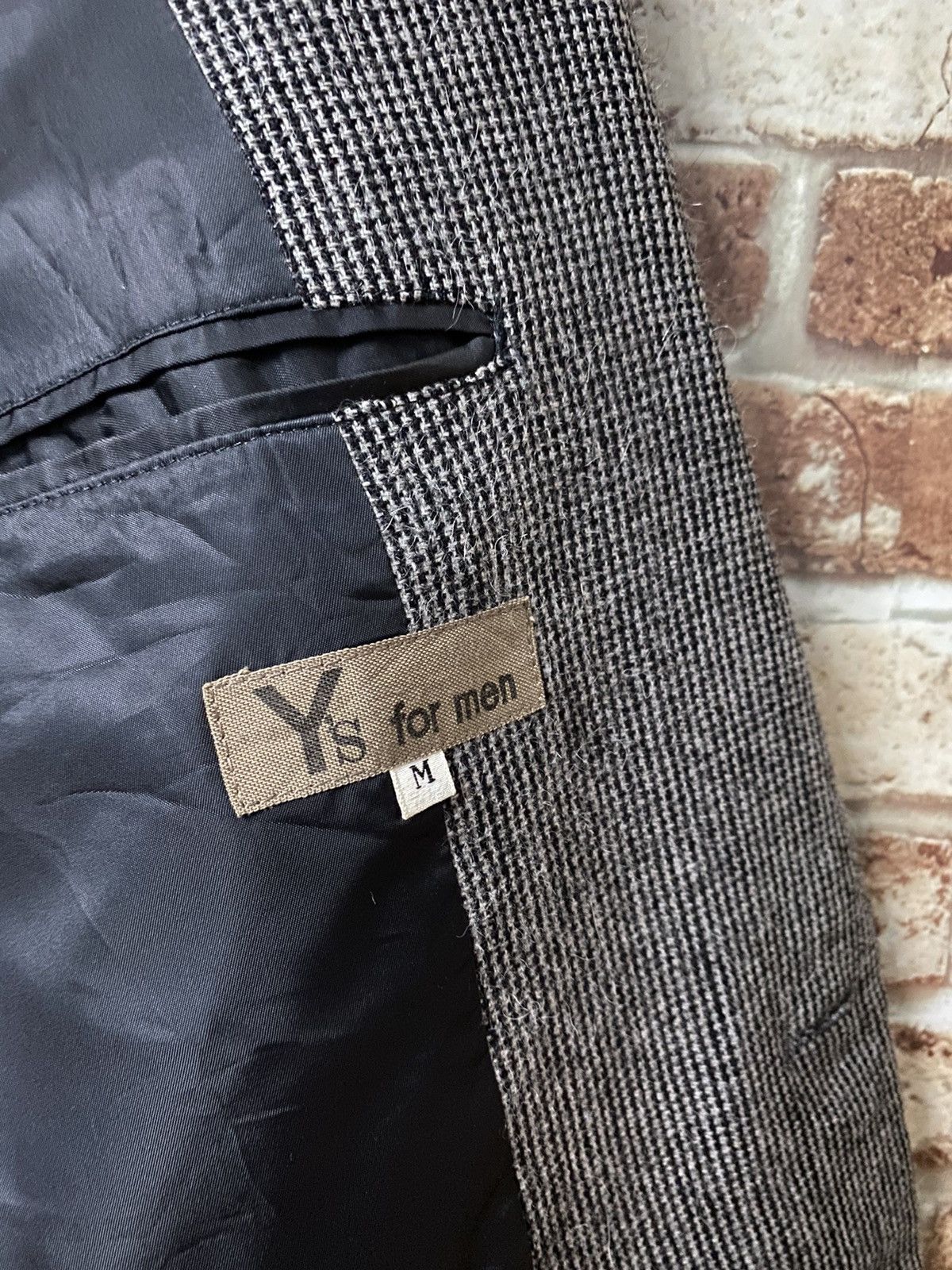 Designer × Y's for Men GK137 Y’s FOR MEN WOOL MEN’S JACKET Size US M / EU 48-50 / 2 - 10 Thumbnail