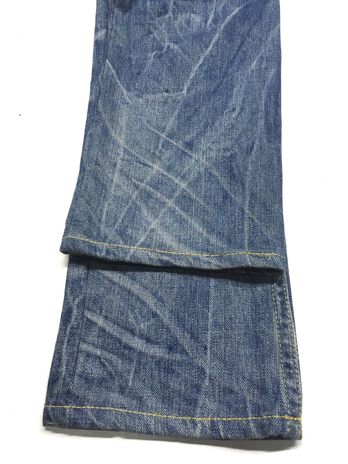 Japanese Brand Red peper embroidery spellout lot of patch distressed denim Size US 28 / EU 44 - 11 Thumbnail