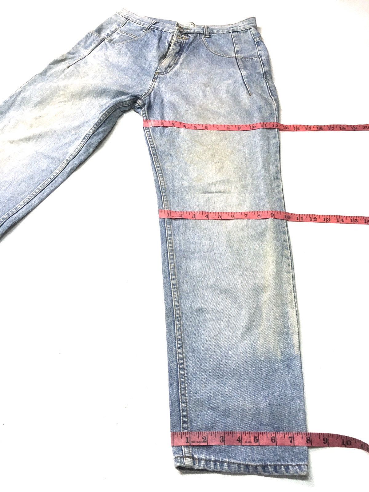 Guess × Vintage Vintage 80s rusty guess jeans distressed blue wash denim Size US 32 / EU 48 - 4 Thumbnail