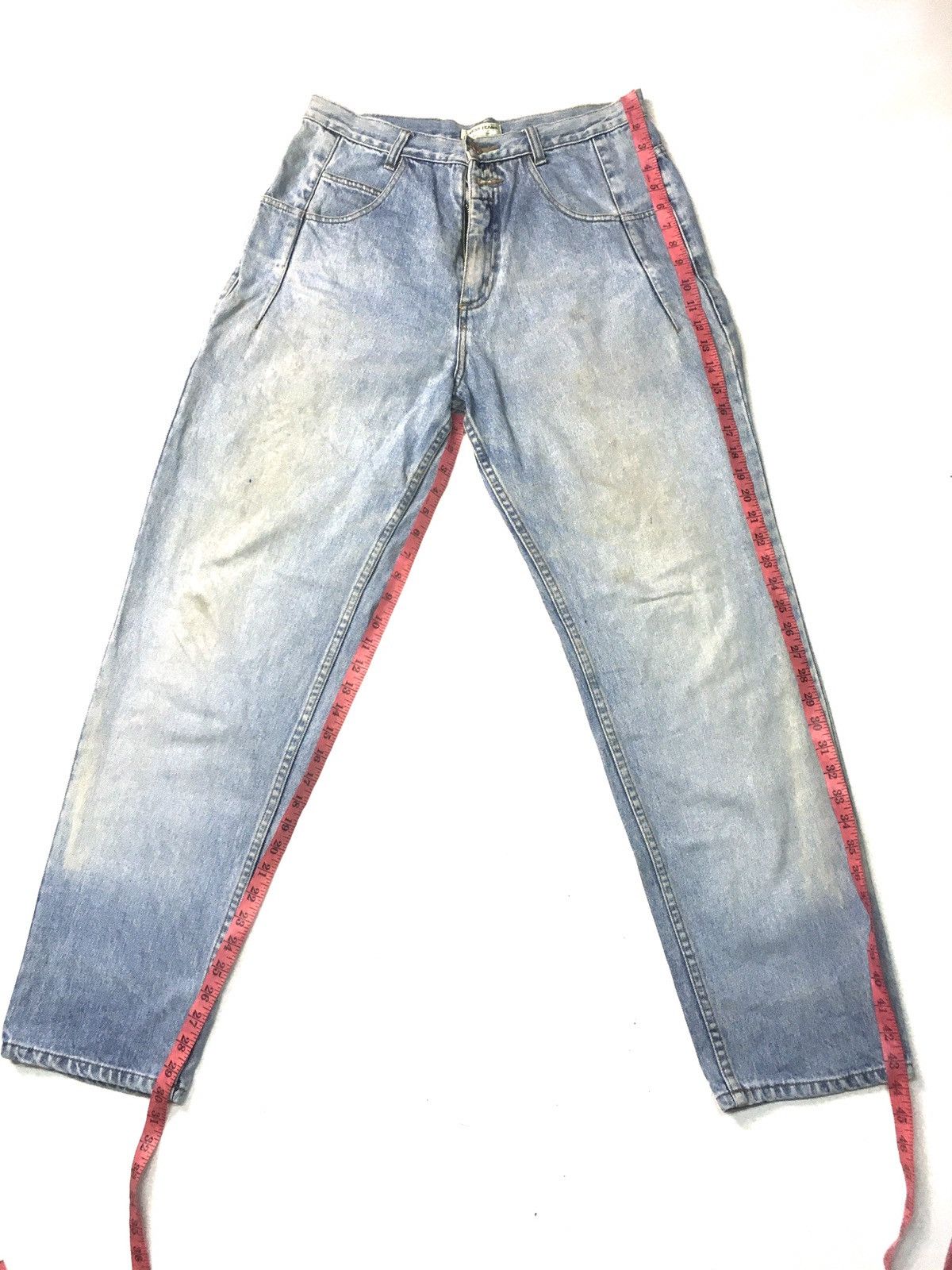 Guess × Vintage Vintage 80s rusty guess jeans distressed blue wash denim Size US 32 / EU 48 - 2 Thumbnail