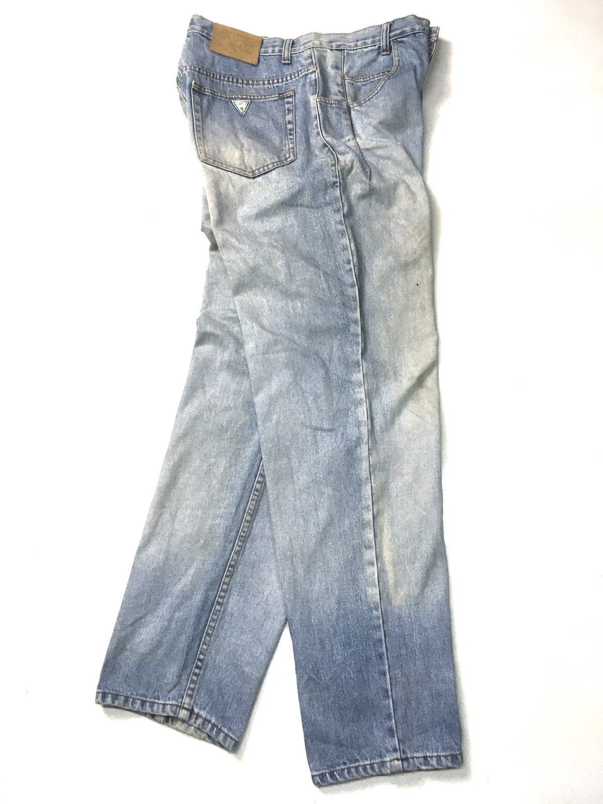 Guess × Vintage Vintage 80s rusty guess jeans distressed blue wash denim Size US 32 / EU 48 - 6 Thumbnail