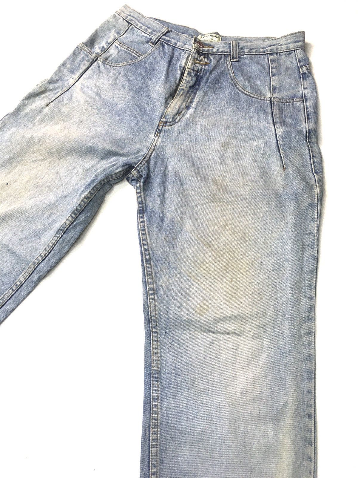 Guess × Vintage Vintage 80s rusty guess jeans distressed blue wash denim Size US 32 / EU 48 - 11 Thumbnail