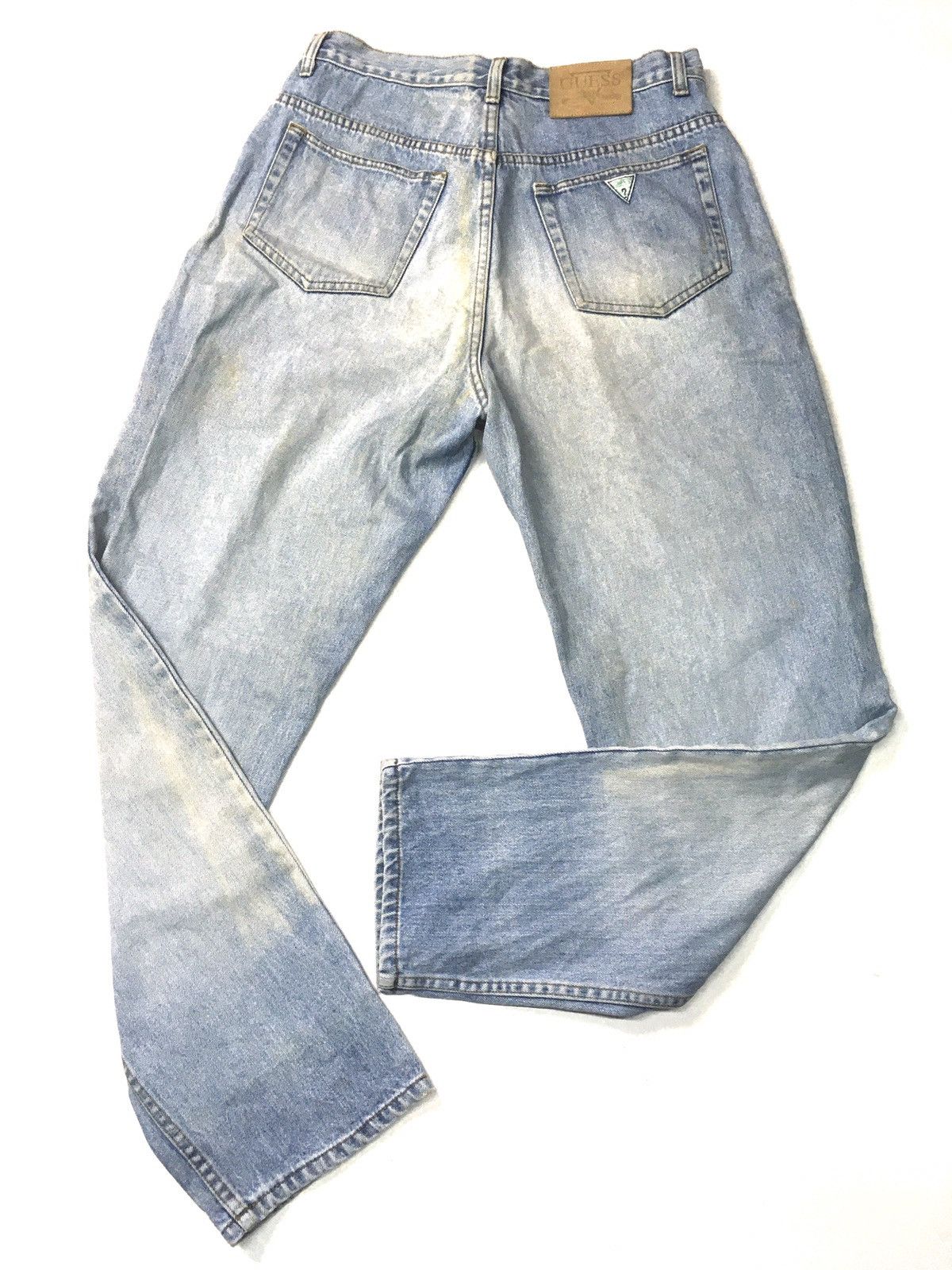 Guess × Vintage Vintage 80s rusty guess jeans distressed blue wash denim Size US 32 / EU 48 - 7 Thumbnail