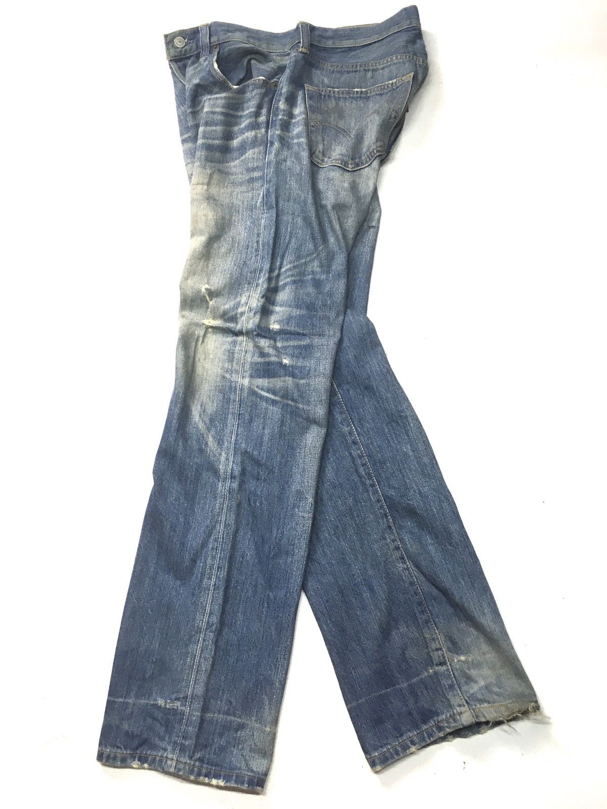 Japanese Brand × Levi's Vintage Levi’s lot 501 distressed denim japan Size US 32 / EU 48 - 7 Thumbnail