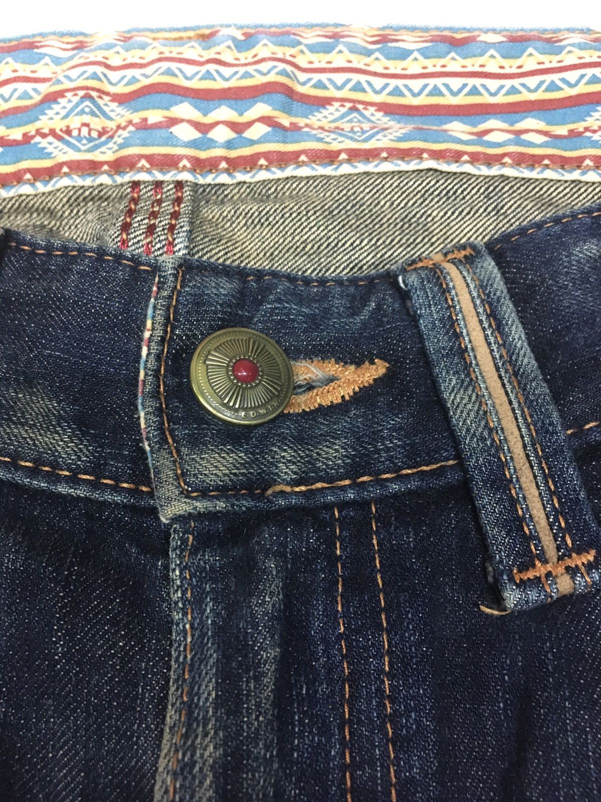 Edwin × Vintage VINTAGE RUSTY Edwin XV exclusive vintage distressed denim Size US 32 / EU 48 - 11 Thumbnail
