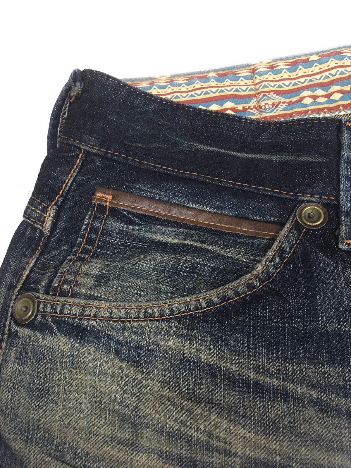 Edwin × Vintage VINTAGE RUSTY Edwin XV exclusive vintage distressed denim Size US 32 / EU 48 - 10 Thumbnail
