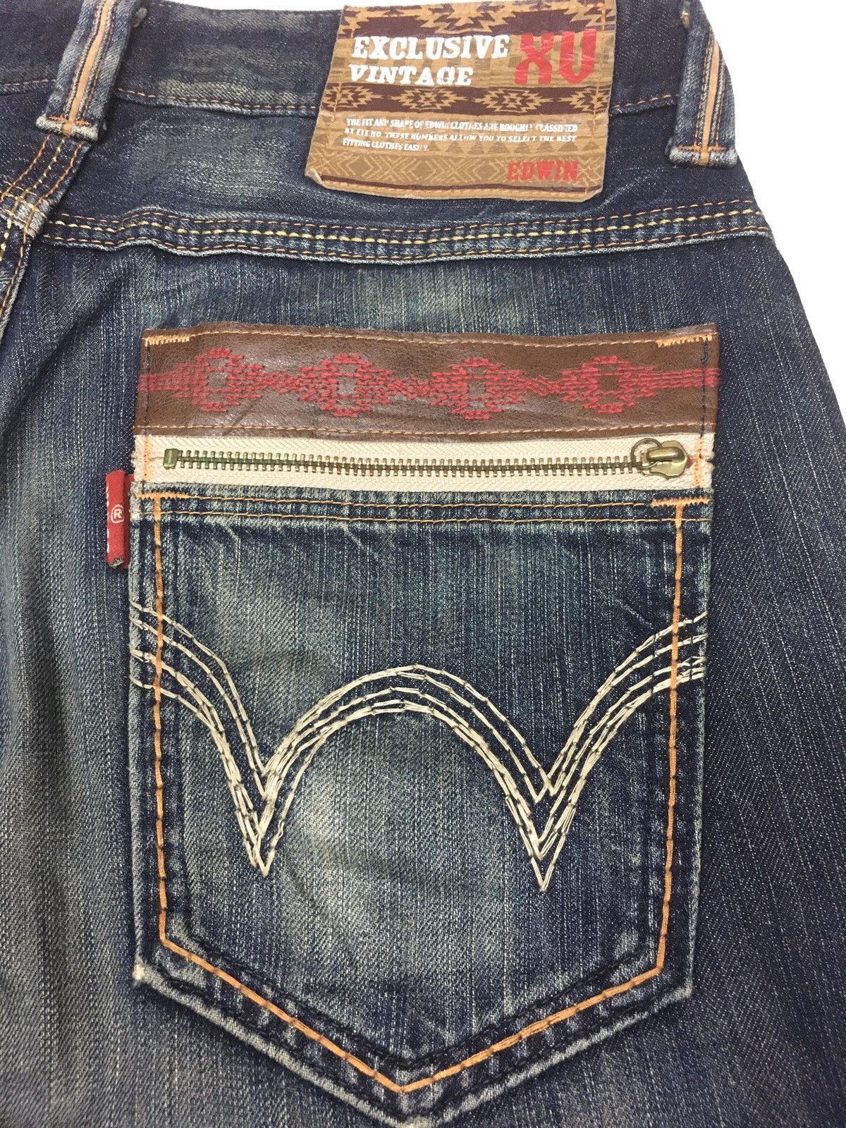 Edwin × Vintage VINTAGE RUSTY Edwin XV exclusive vintage distressed denim Size US 32 / EU 48 - 14 Thumbnail