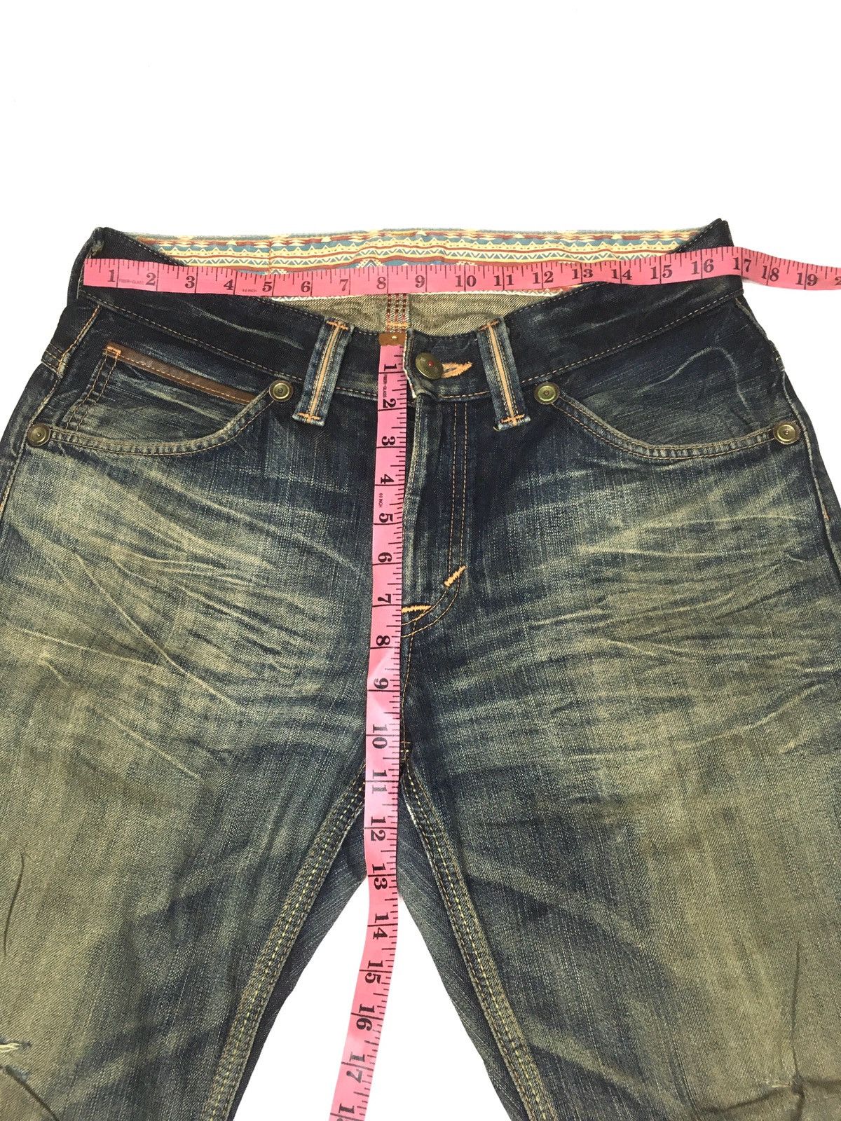 Edwin × Vintage VINTAGE RUSTY Edwin XV exclusive vintage distressed denim Size US 32 / EU 48 - 3 Thumbnail