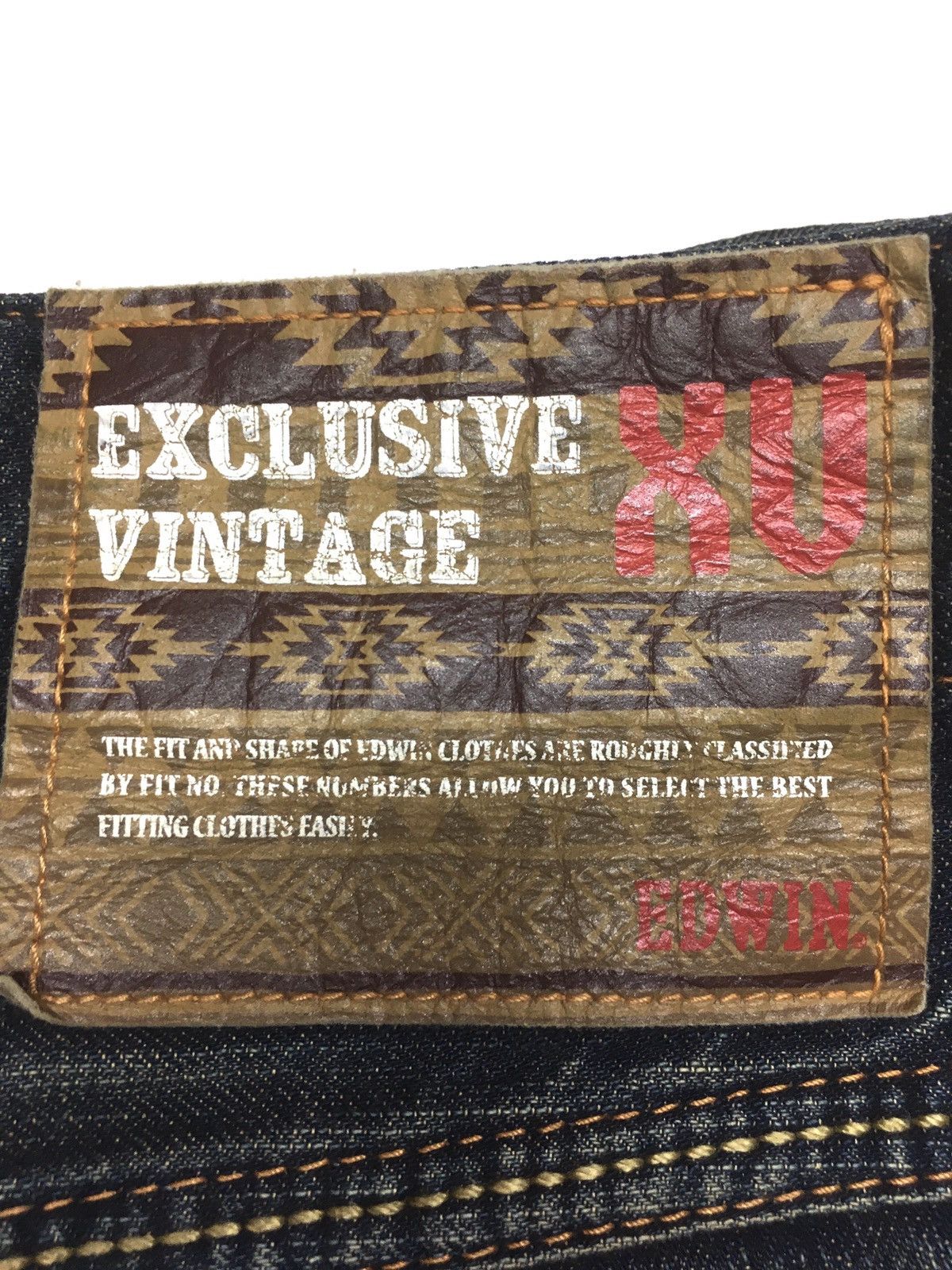 Edwin × Vintage VINTAGE RUSTY Edwin XV exclusive vintage distressed denim Size US 32 / EU 48 - 18 Thumbnail