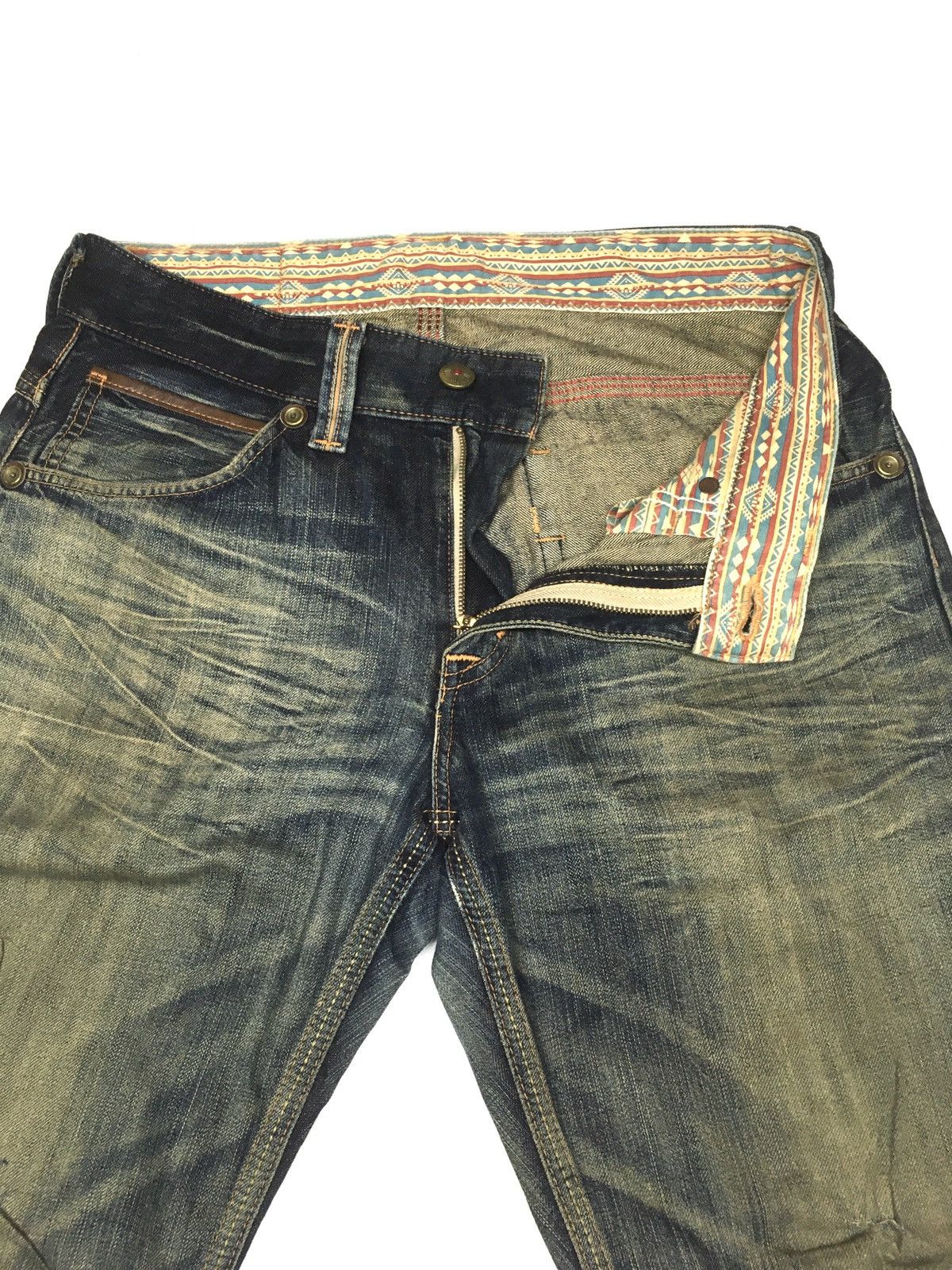 Edwin × Vintage VINTAGE RUSTY Edwin XV exclusive vintage distressed denim Size US 32 / EU 48 - 5 Thumbnail