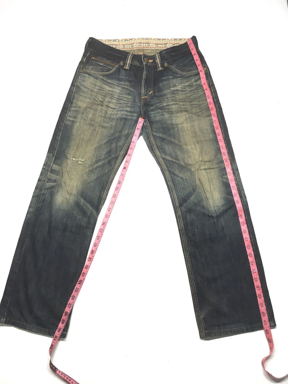 Edwin × Vintage VINTAGE RUSTY Edwin XV exclusive vintage distressed denim Size US 32 / EU 48 - 2 Thumbnail