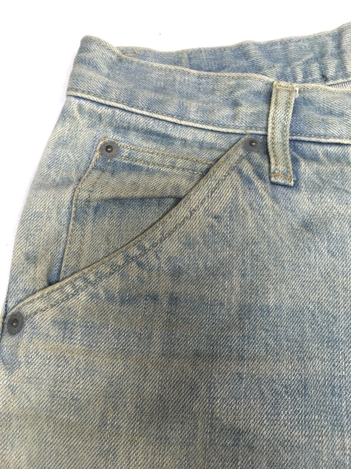 Designer × Morgan Homme × Vintage Vintage Morgan homme rusty blue wash distressed denim Size US 30 / EU 46 - 7 Thumbnail
